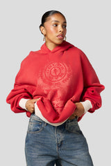 W5202 - Golds Iron Legacy Vintage Hoodie - Red