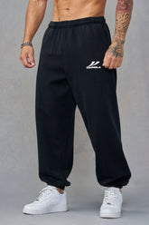 2154 - Throwback Baggy Joggers - Black Wash