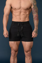 101 Bodybuilding Short Shorts - All Black