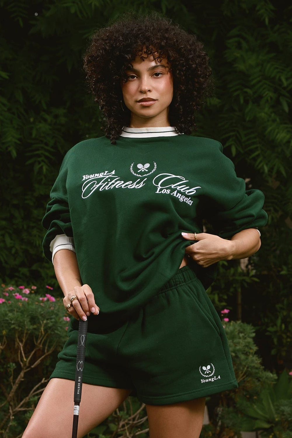W5172 - Country Club Crewneck - Green