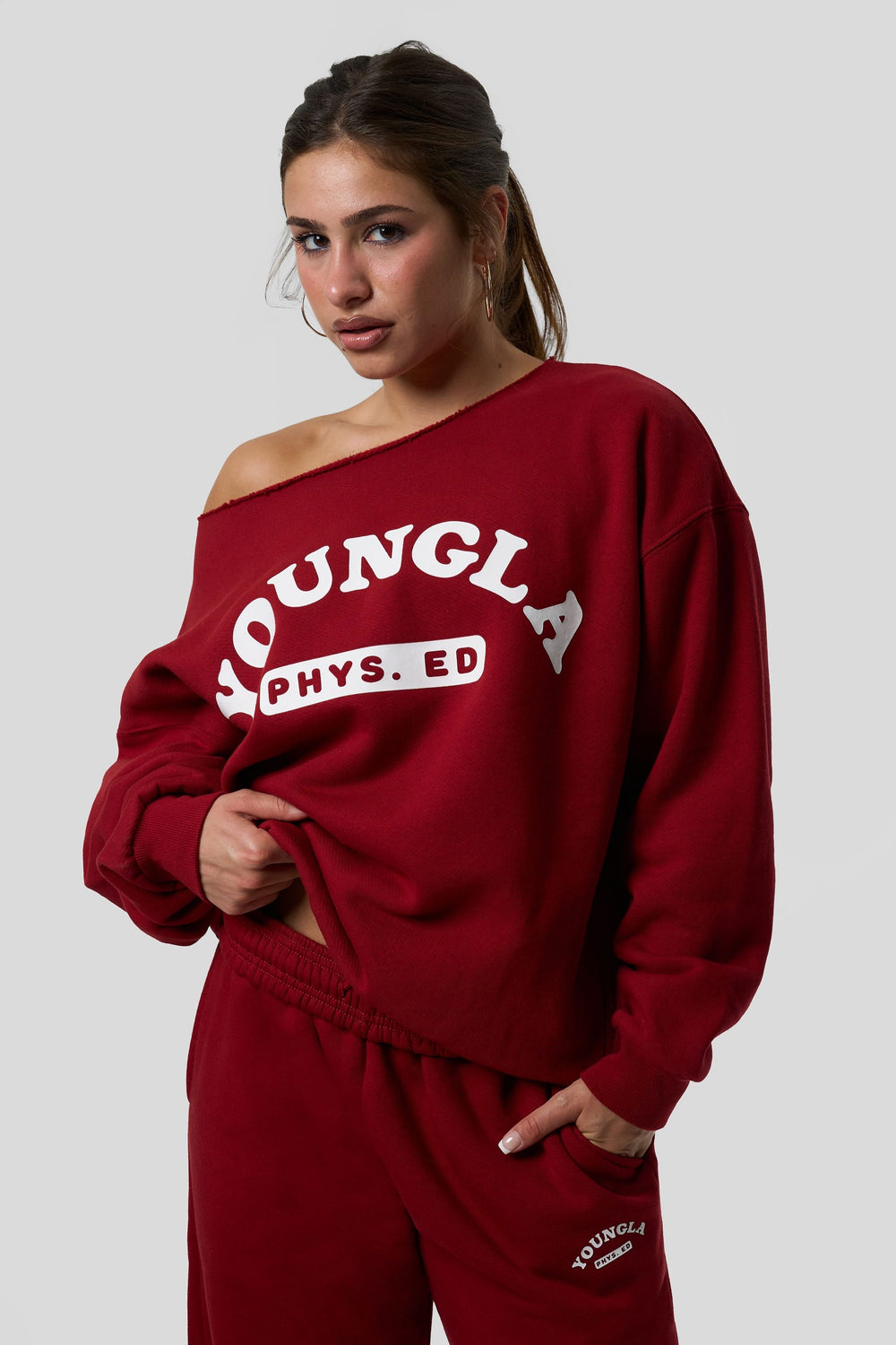 W5198 - P.E. Crewneck - Red