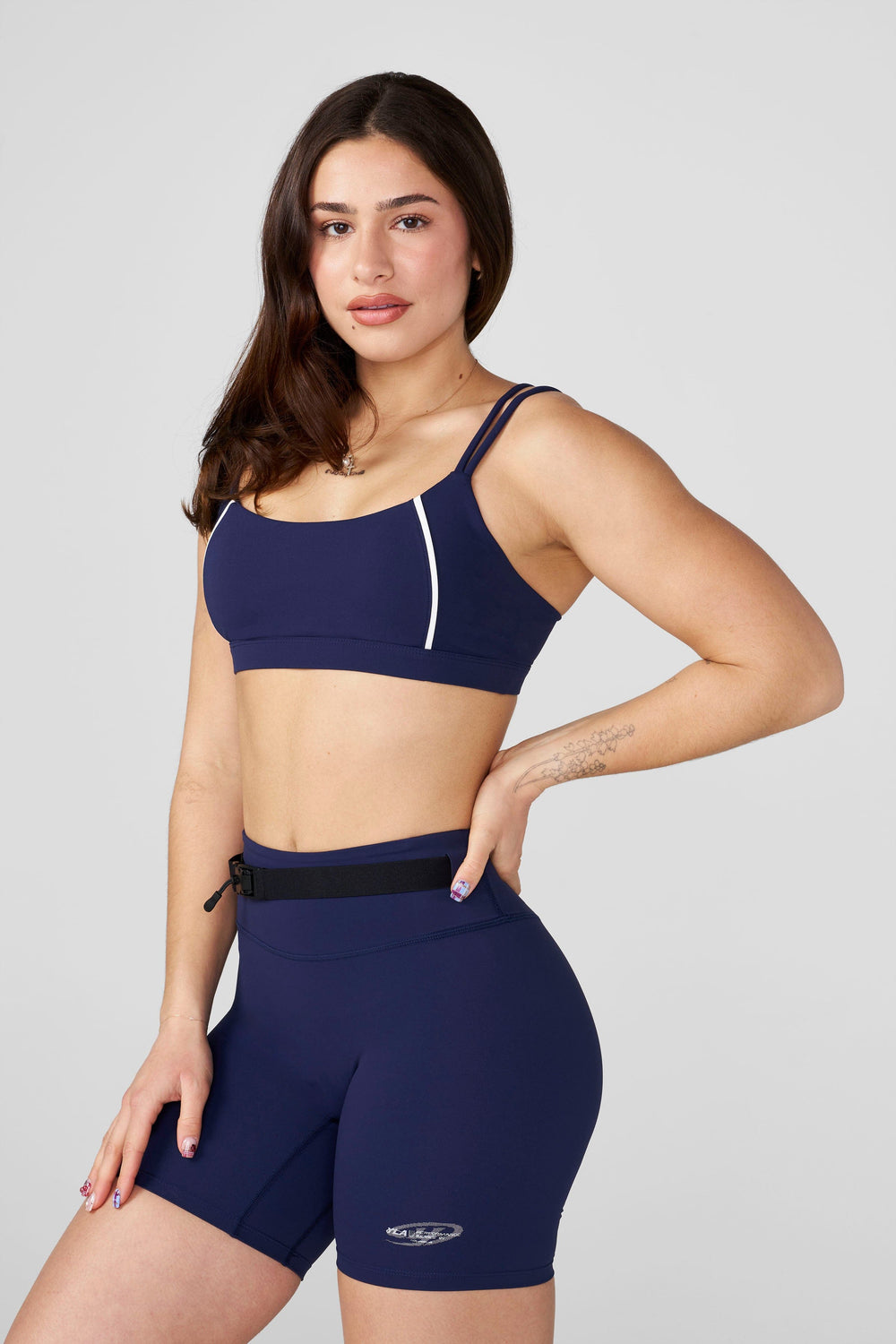 W3062 - Velocity sports bra - Navy