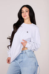 W4328 - Studio Edit LS Tee - Heather Grey
