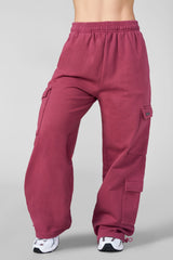 W2258 - Kove Cargo Joggers - Rose Pink