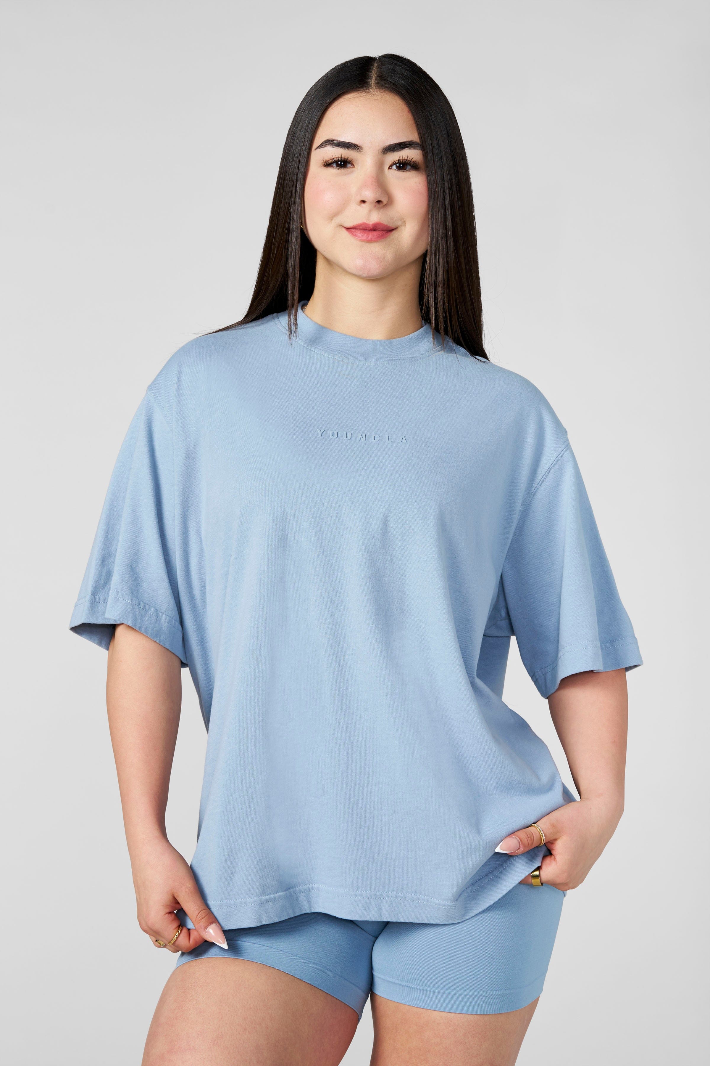 W4358 - Kove Tee - Dusty Blue