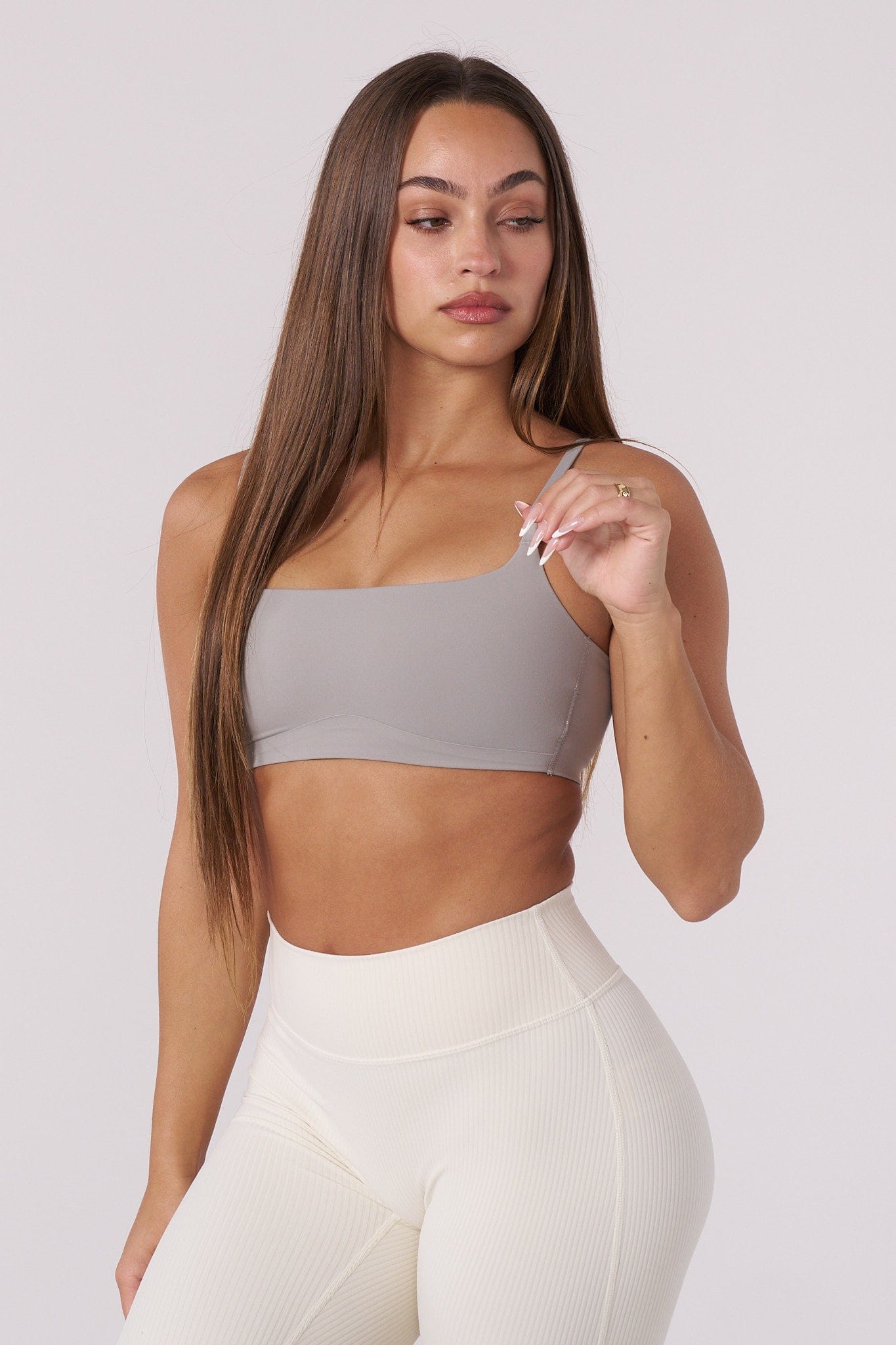 W350 Luna Sports Bra - Light Grey