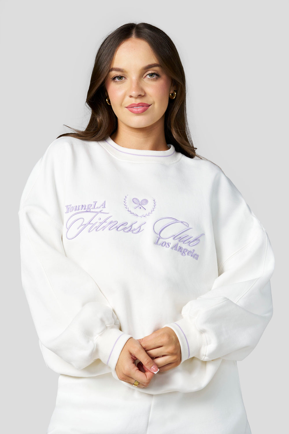 W5172 - Country Club Crewneck - White