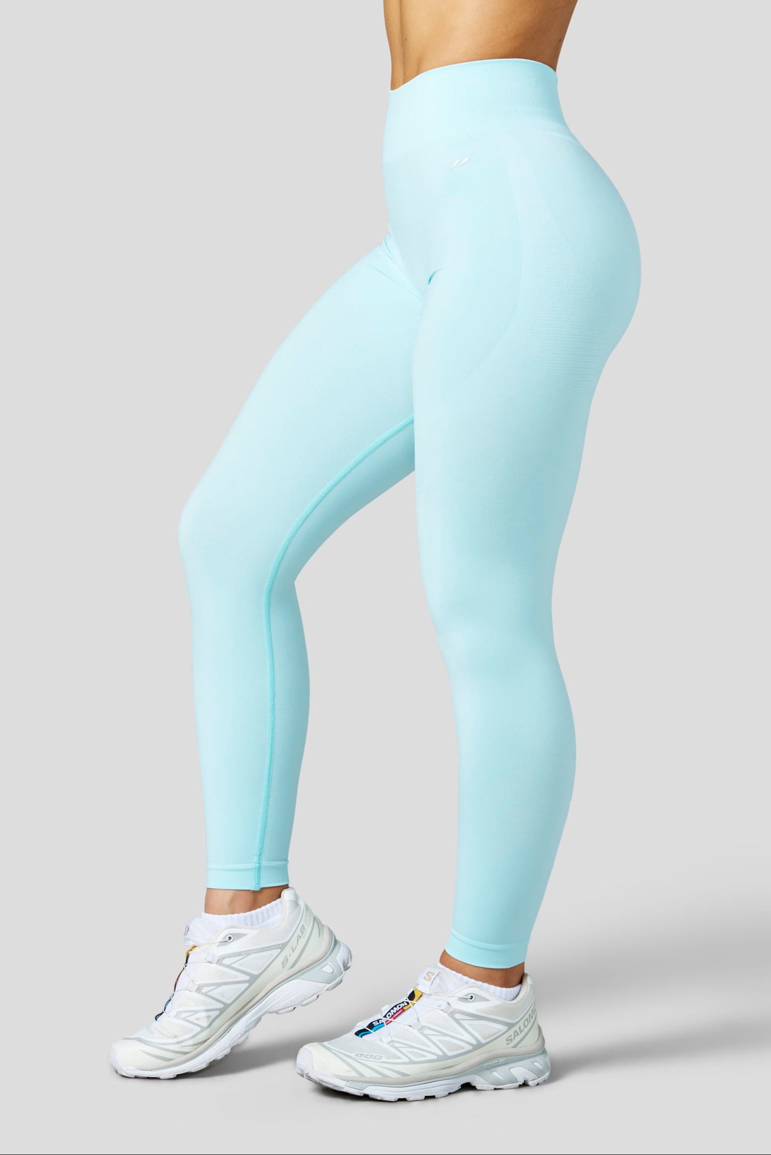 W2252 Pulse Seamless scrunch Leggings - Aqua