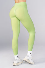 W252 Curve Hourglass Leggings - Lime Green