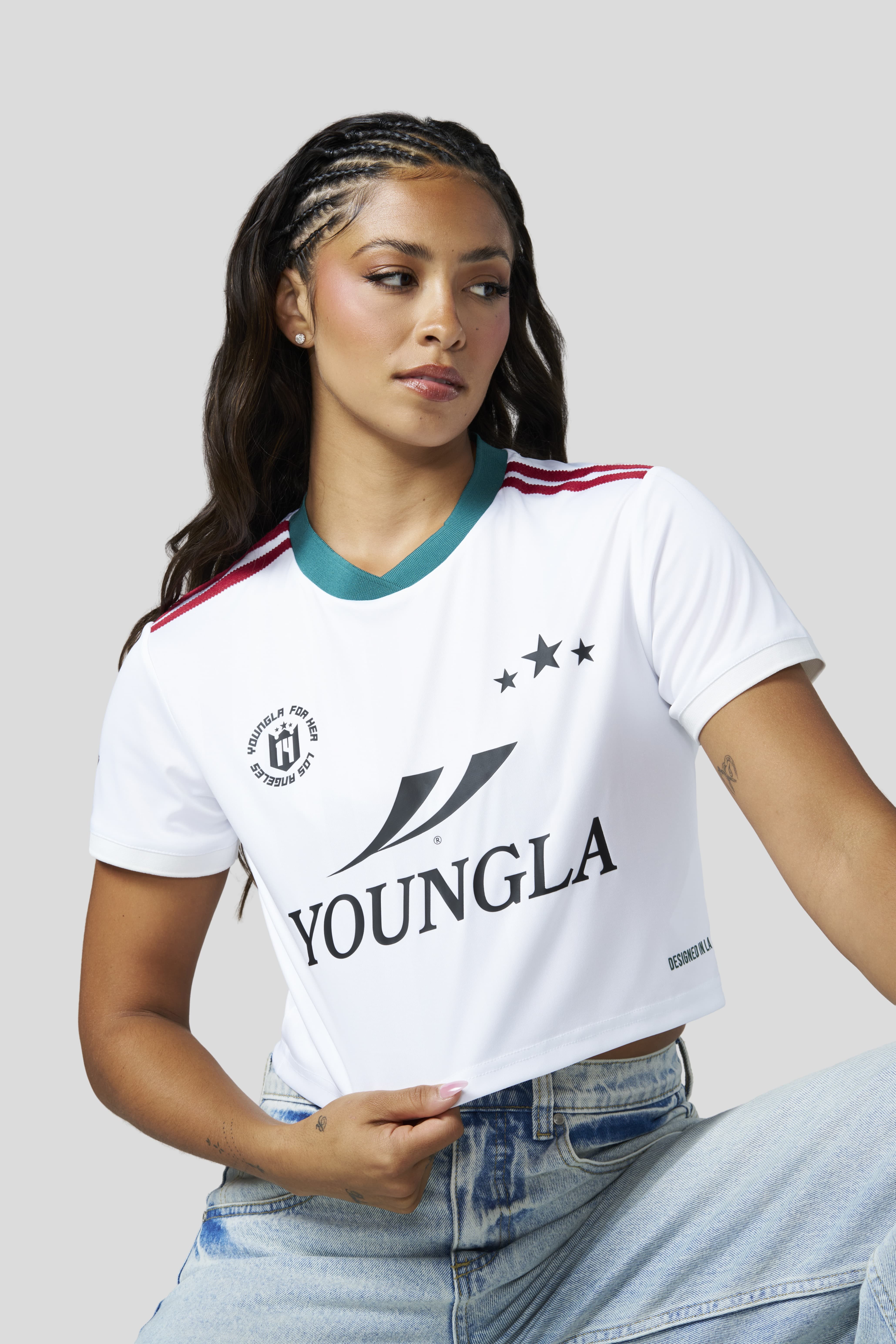 W4299 - Mini Jersey - White