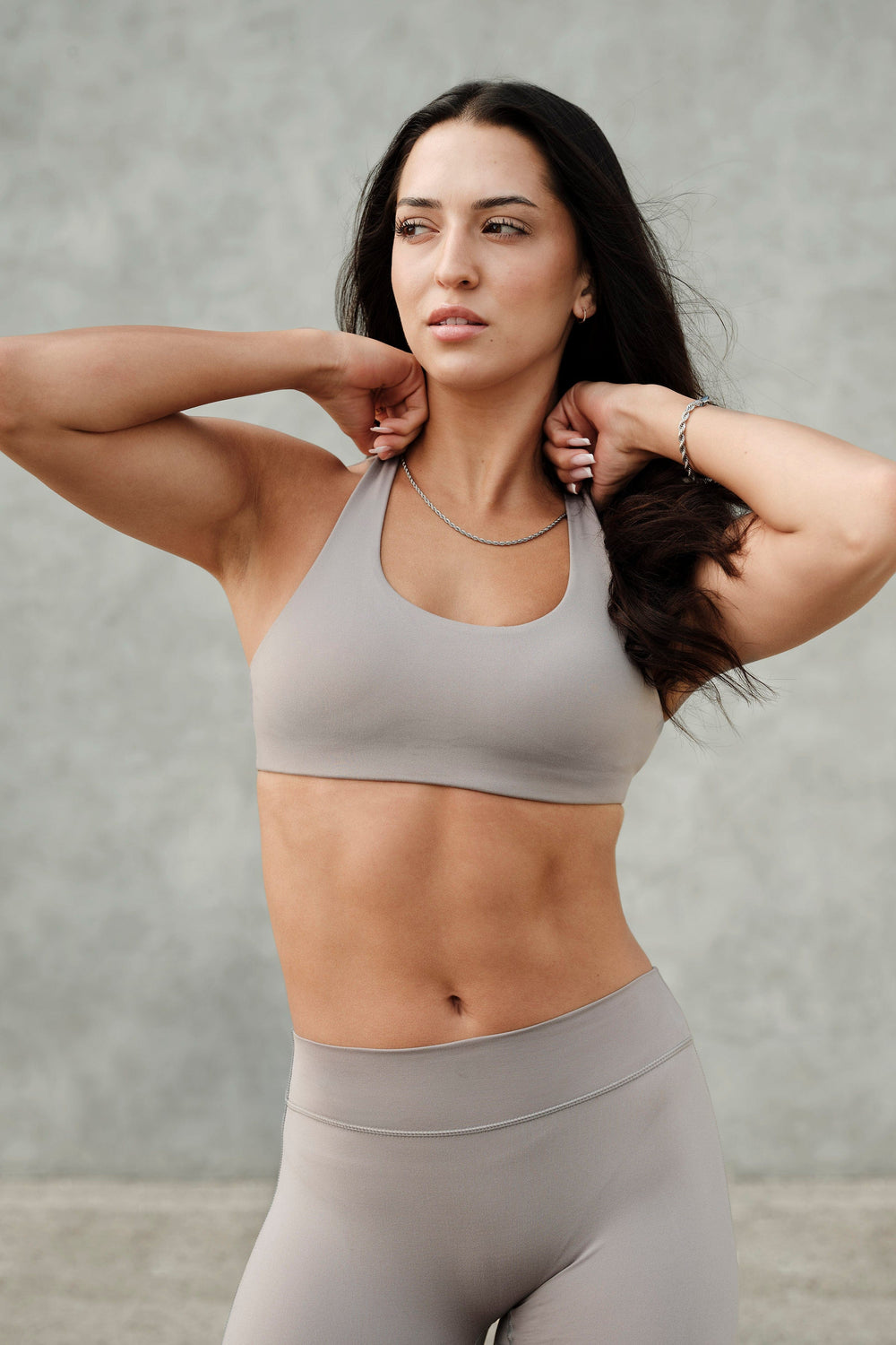 W341 Balance Crossback Bra - Grey
