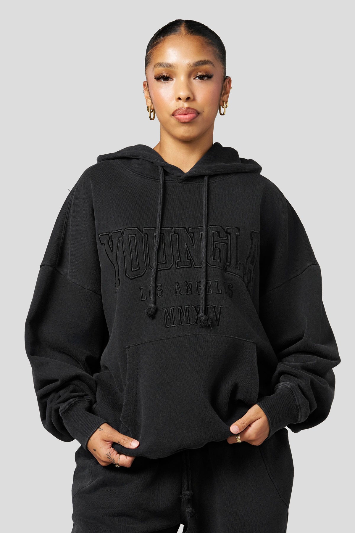 W542 - Mineral Hoodie - Black