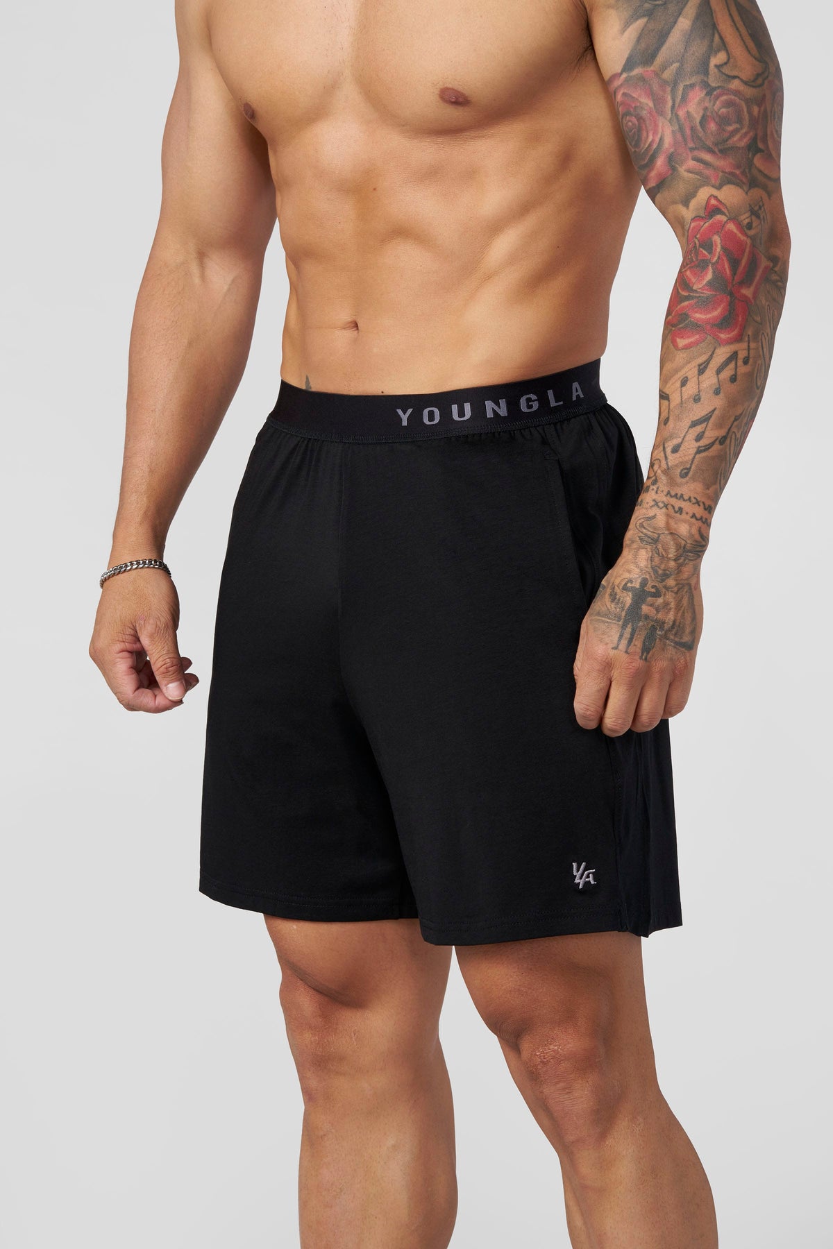 1008 - Sleepwear Shorts - Black