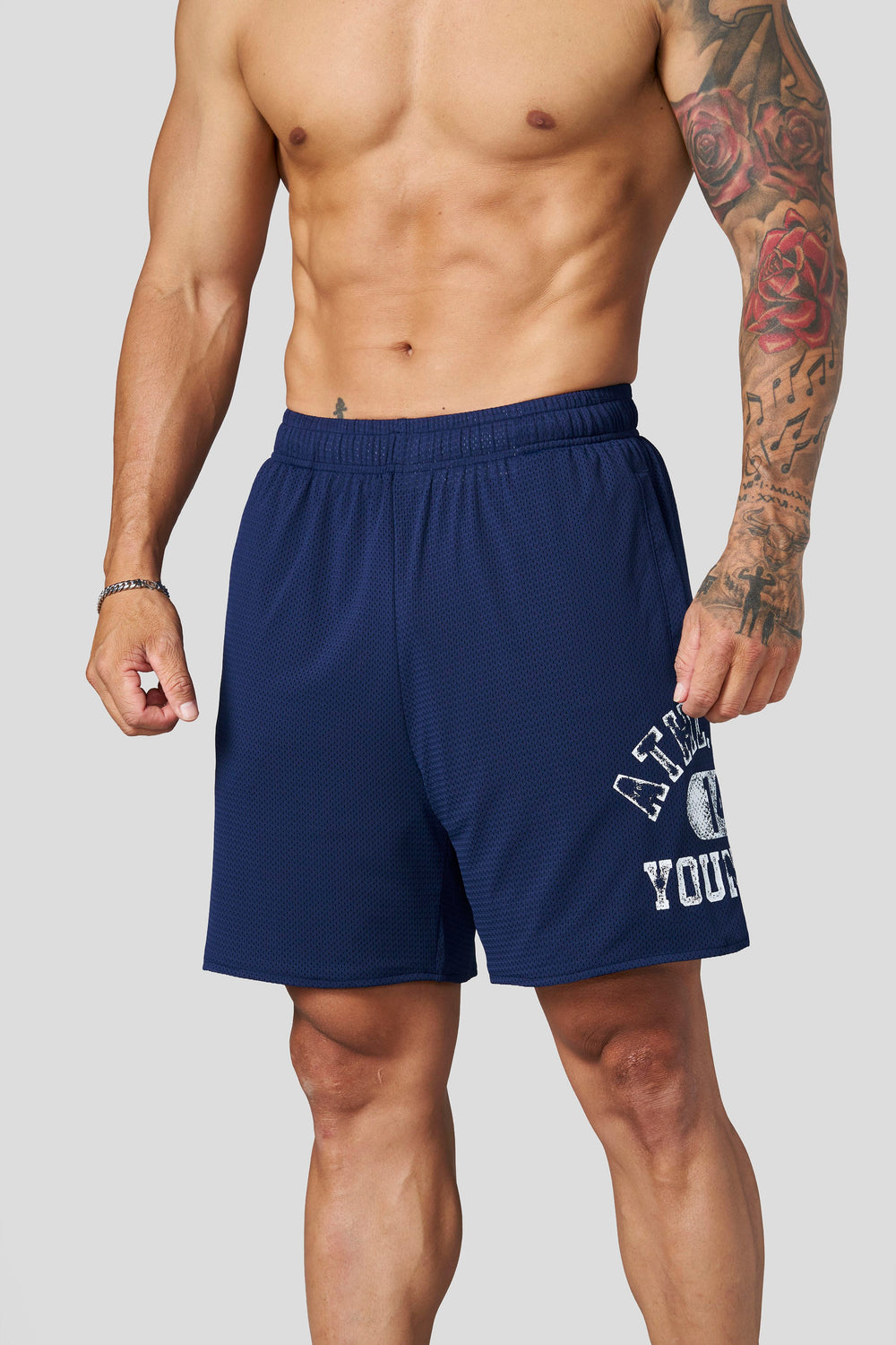 1069 - Golden Era Mesh Shorts - Navy