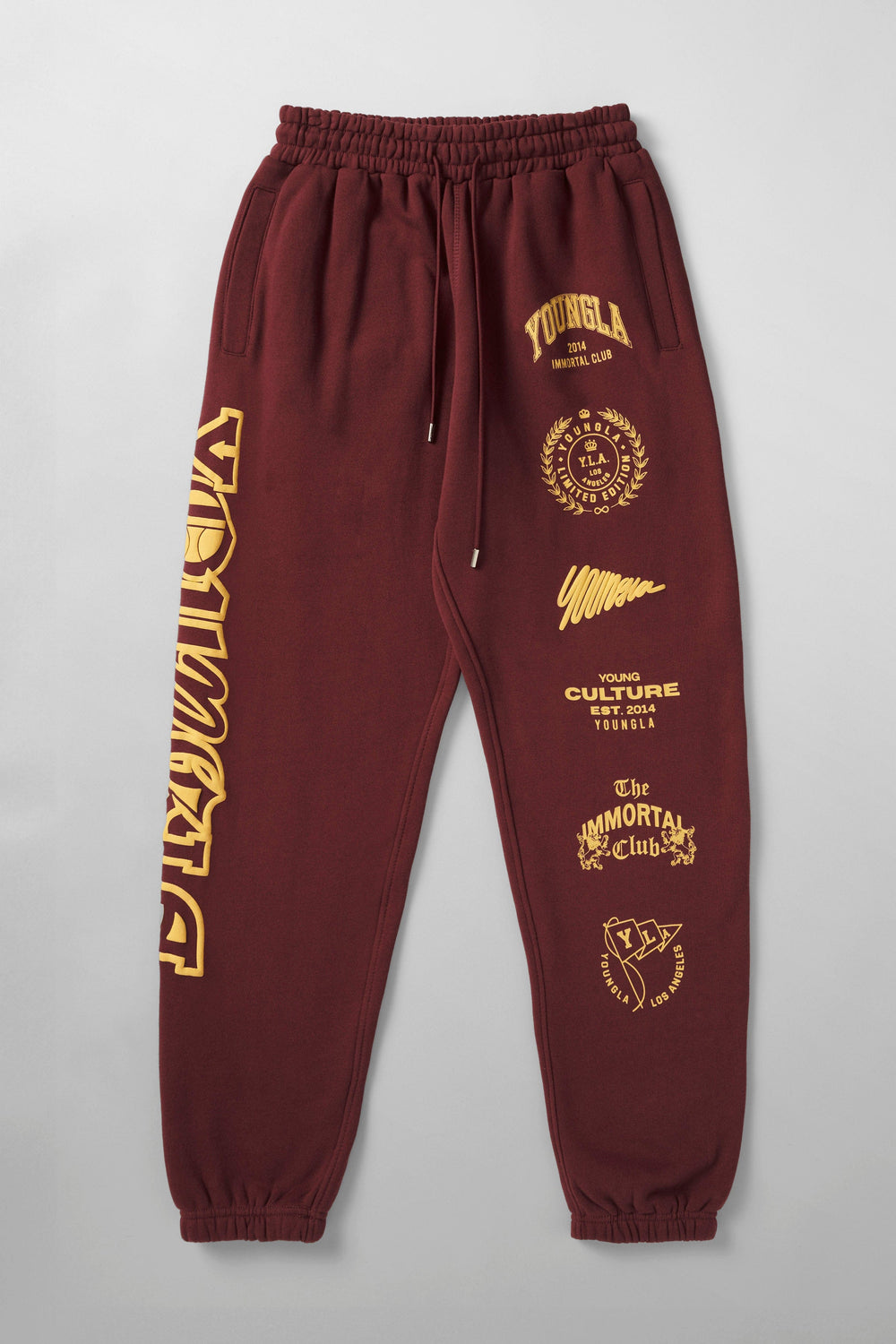 204 - Immortal Killer Joggers - Burgundy
