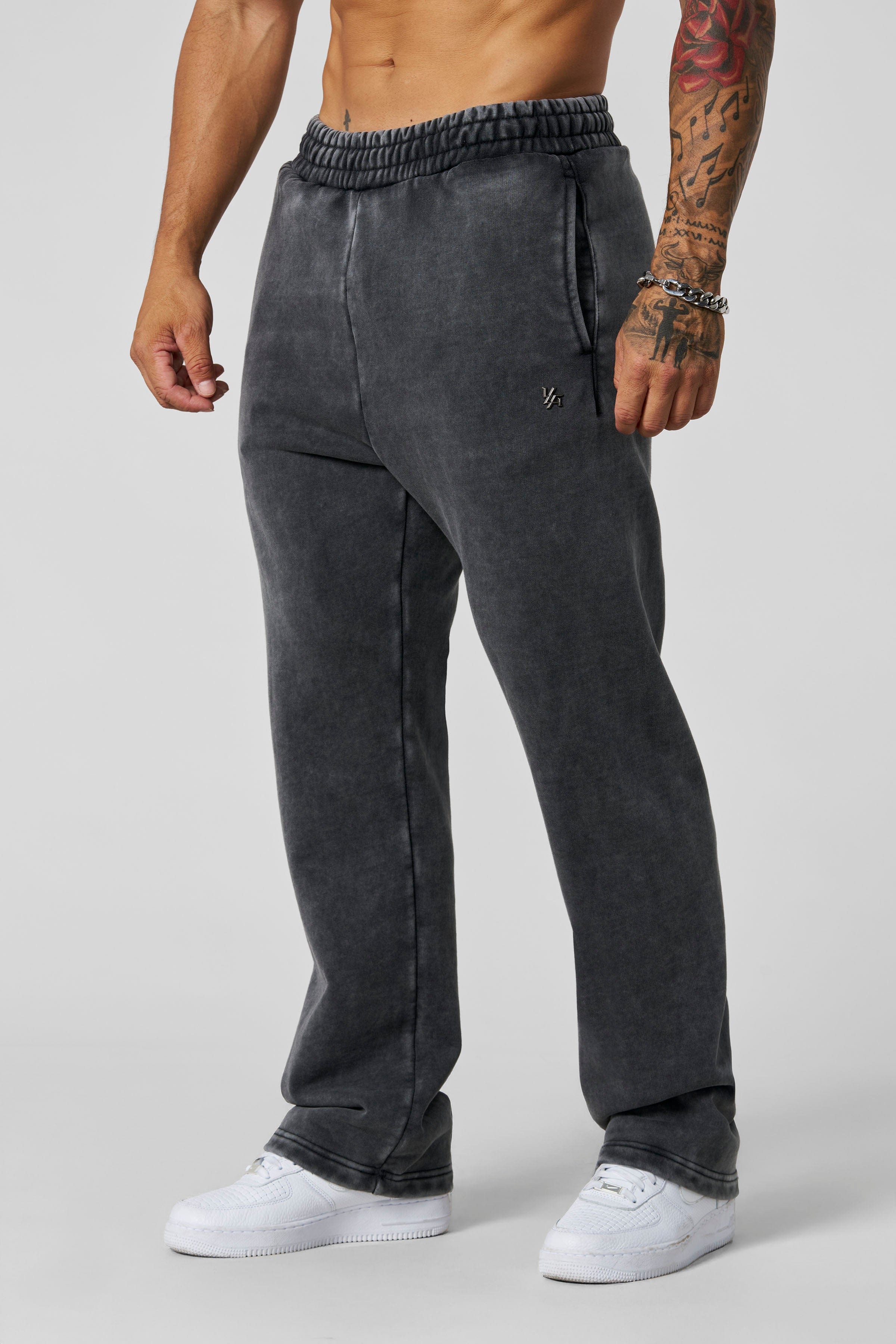 2068 - Elevated Essentials - Straight Sweats - Grey Wash