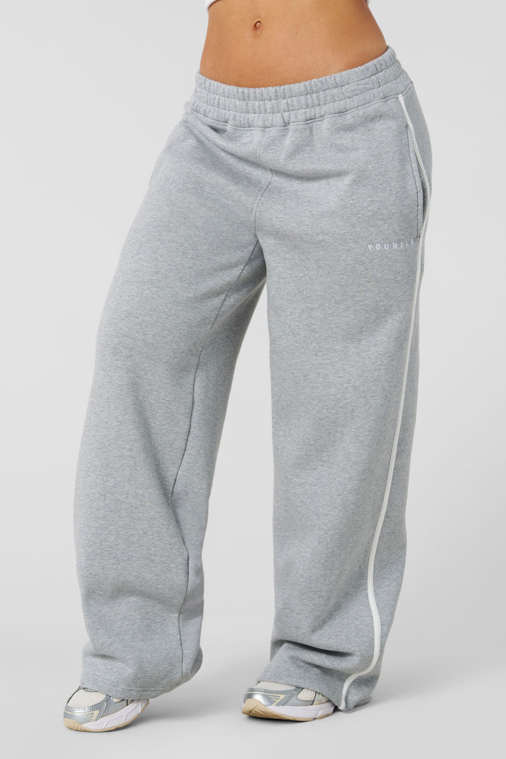 W239 - Streak Joggers - Heather Grey