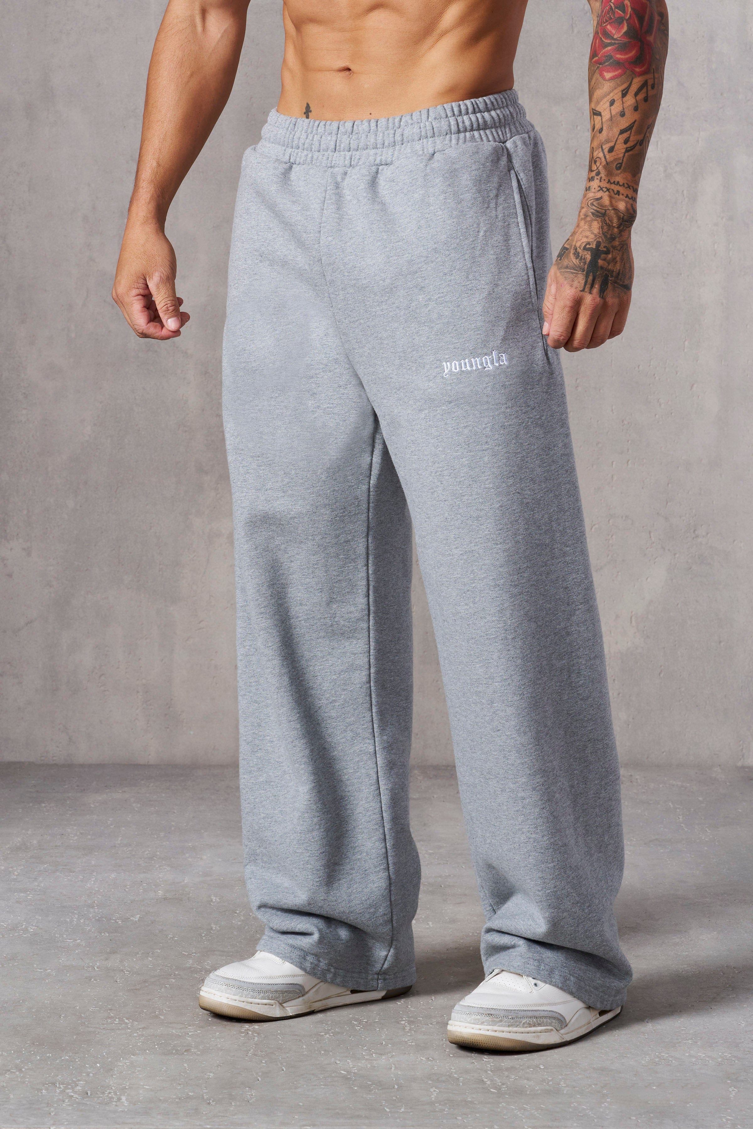 2111 - Classic Baggy Sweats - Heather Grey
