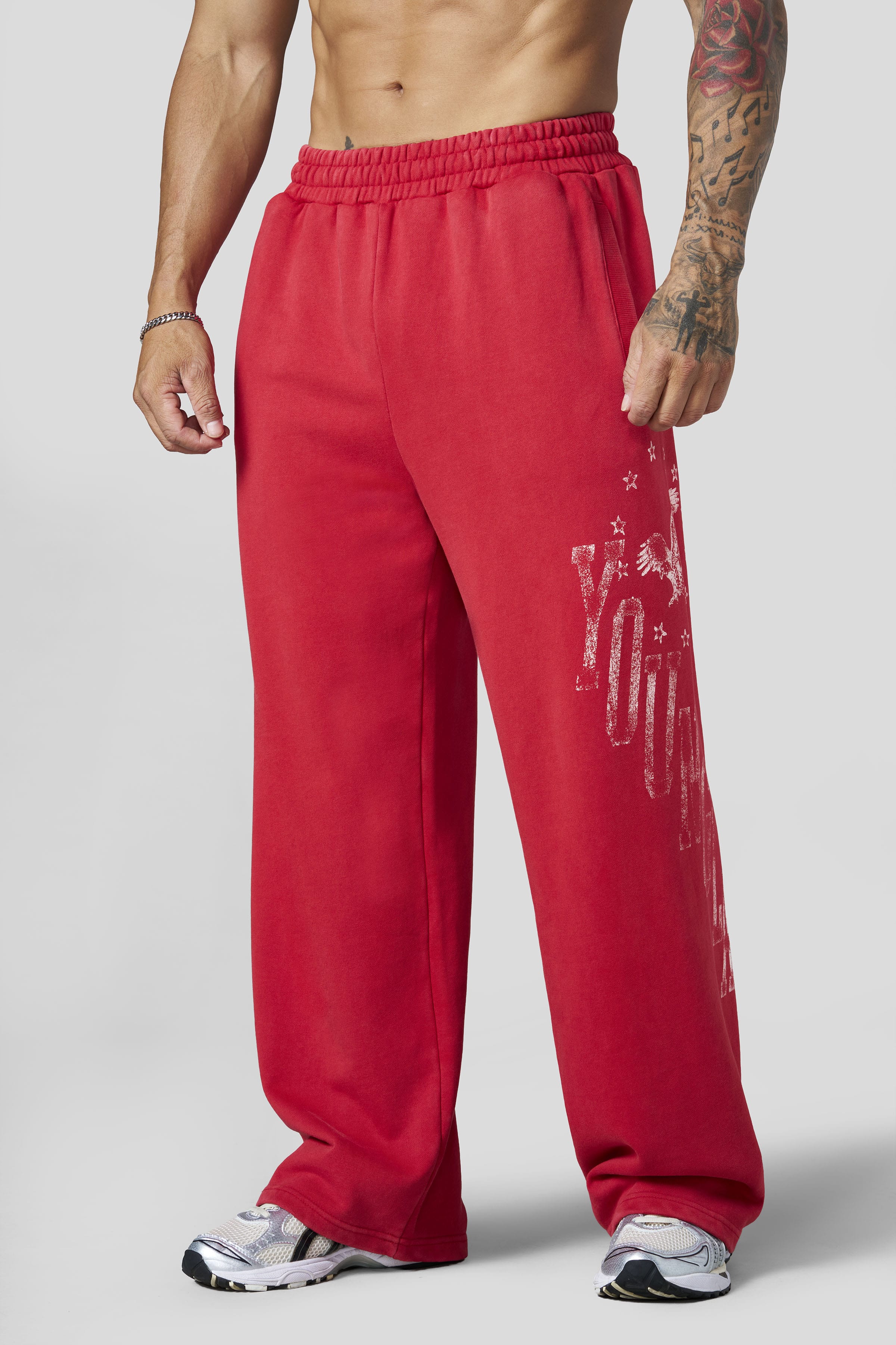 2175 - Golden Era Sweats - Red Wash
