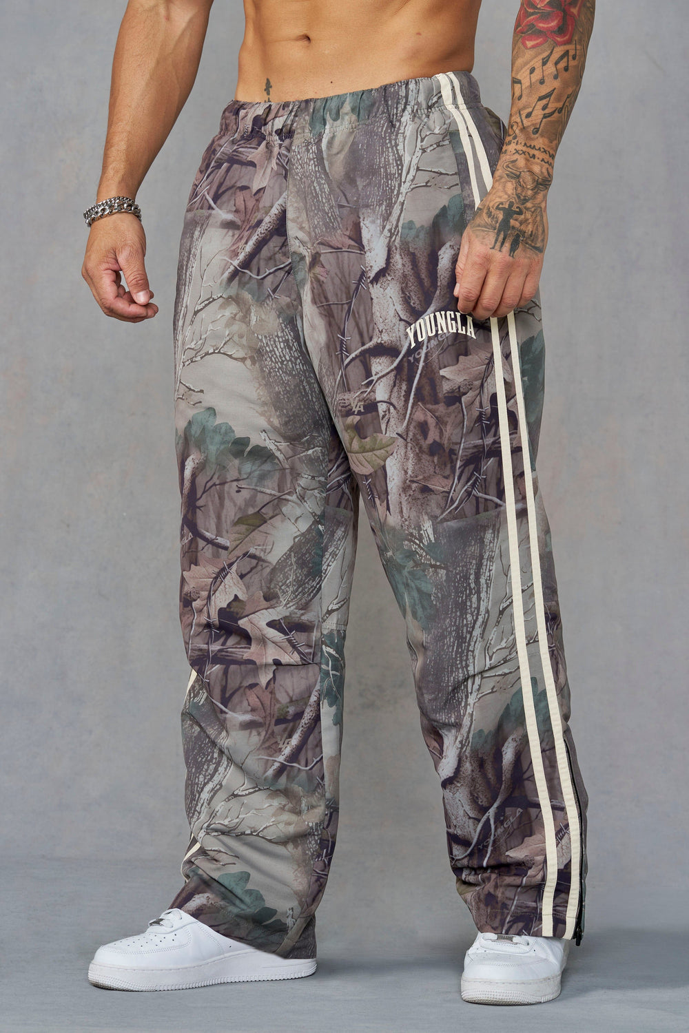249 - Camo Flagship Track Pants - Beige Tree Camo