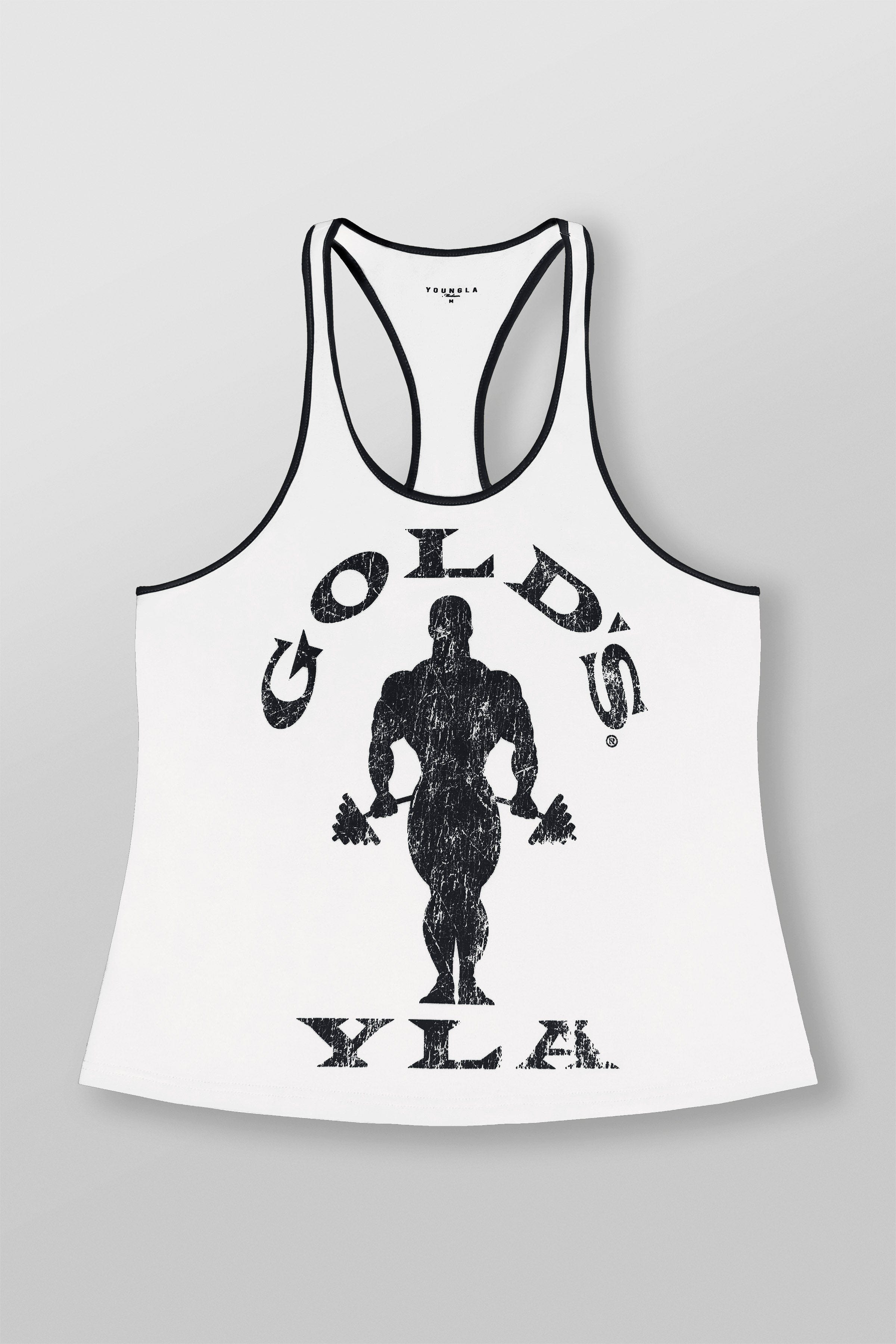 3014 - Golds Gym Classic Stringers - White