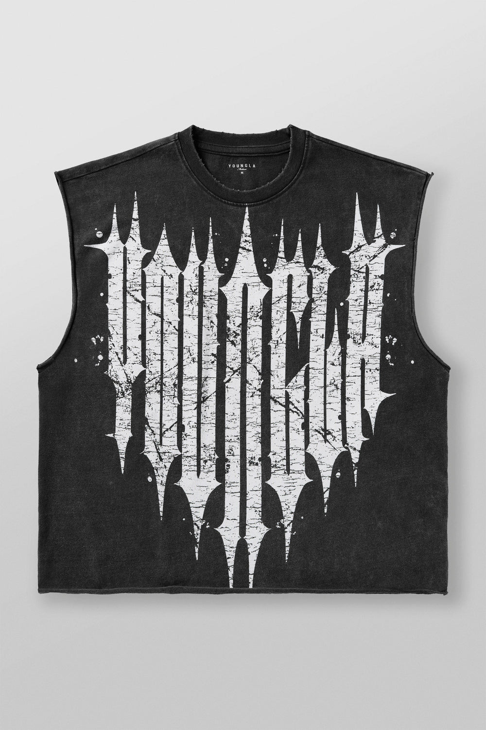 3021 - Revenge Crop Cut-Offs - Black Wash