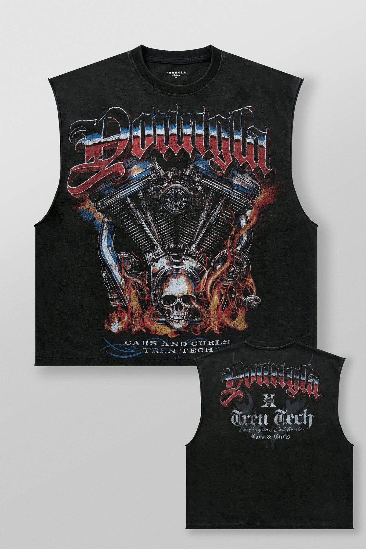 3032 - Cars & Curls - Cut-Offs - Hell Ride Black