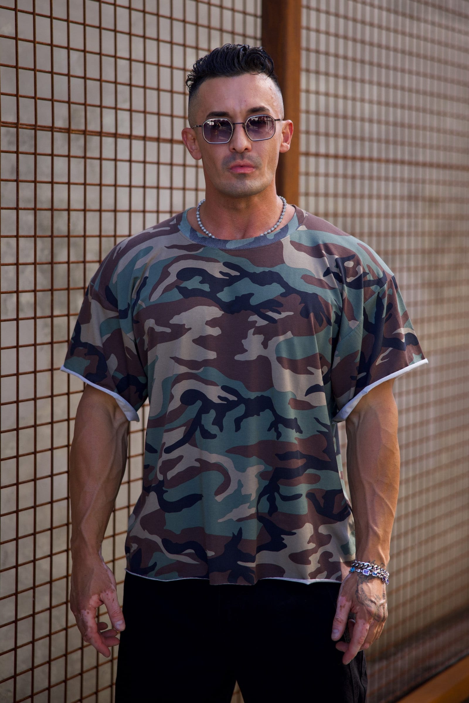 4360 - The Breezy Tees - Army Camo