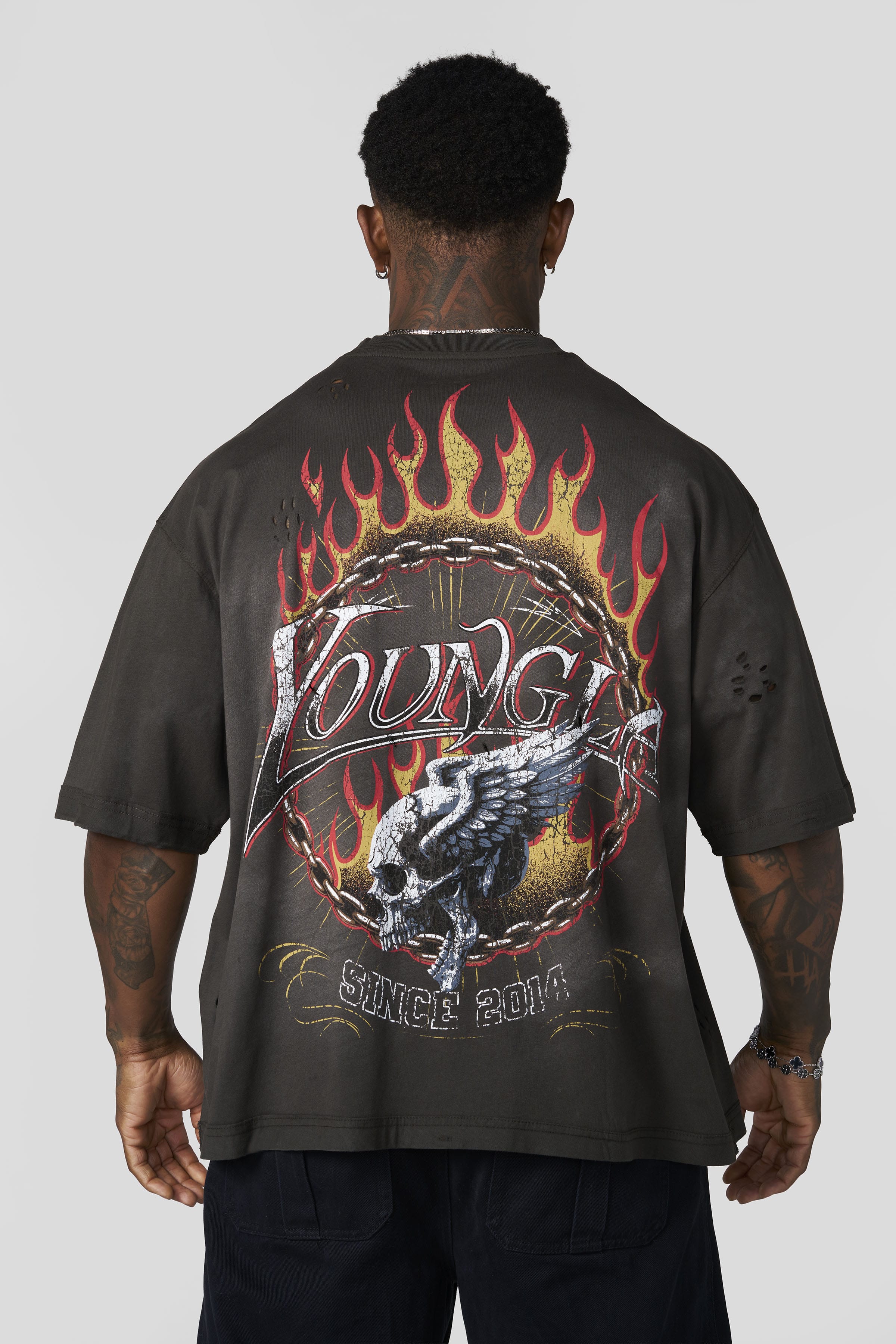 4008 - Ring of Fire Tees - Brown Wash