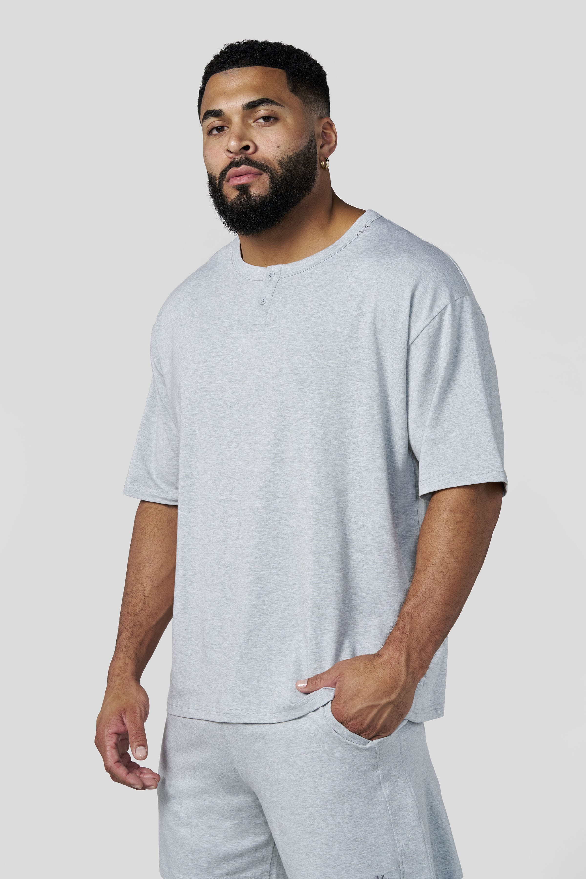 4039 - Sleepwear Tees - Heather Grey