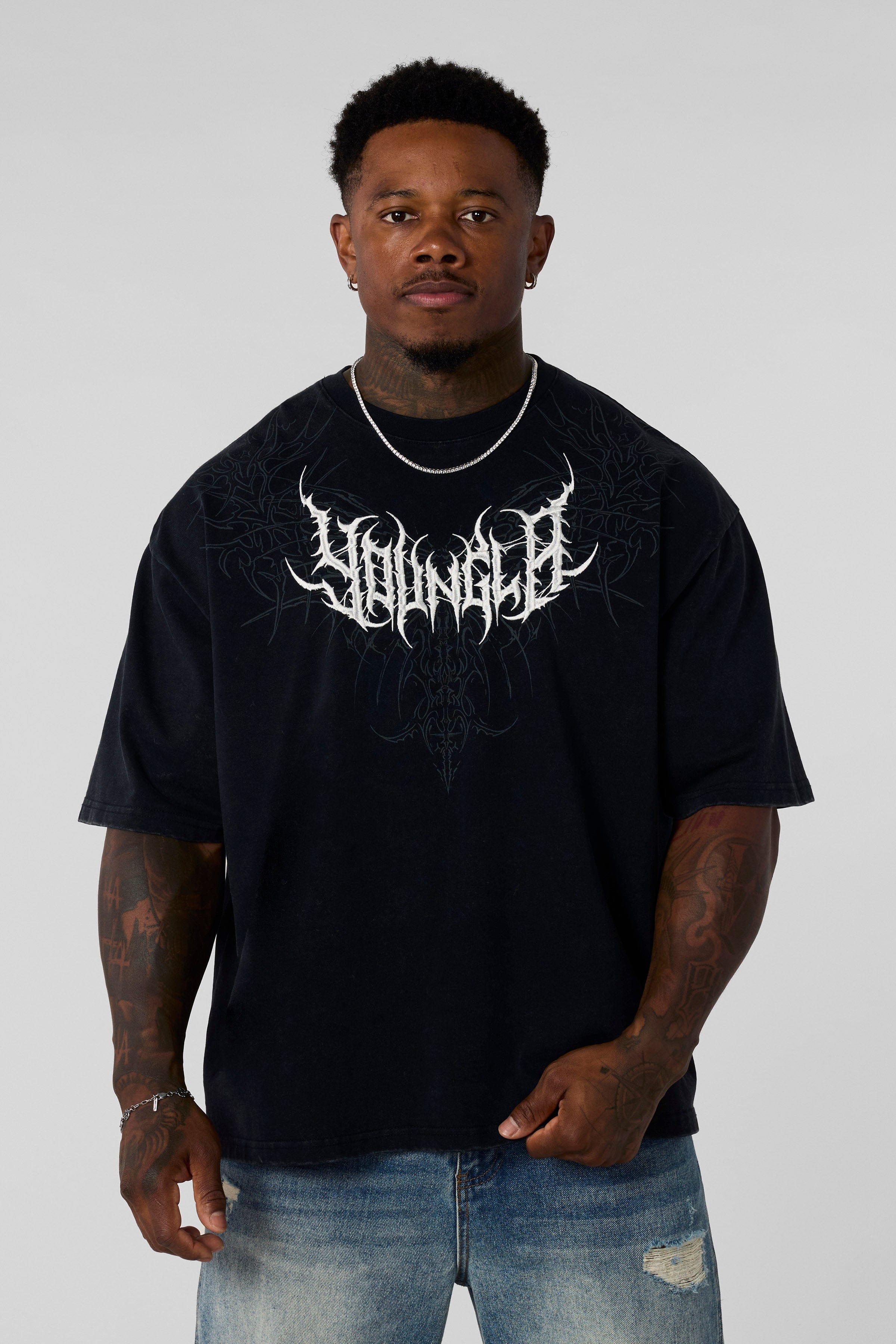 4149 - Gothic Tees - Black Wash