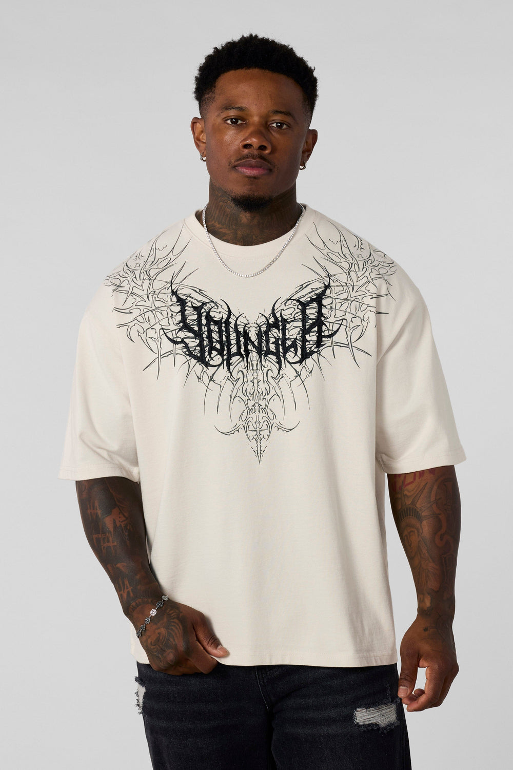 4149 - Gothic Tees - Off-White