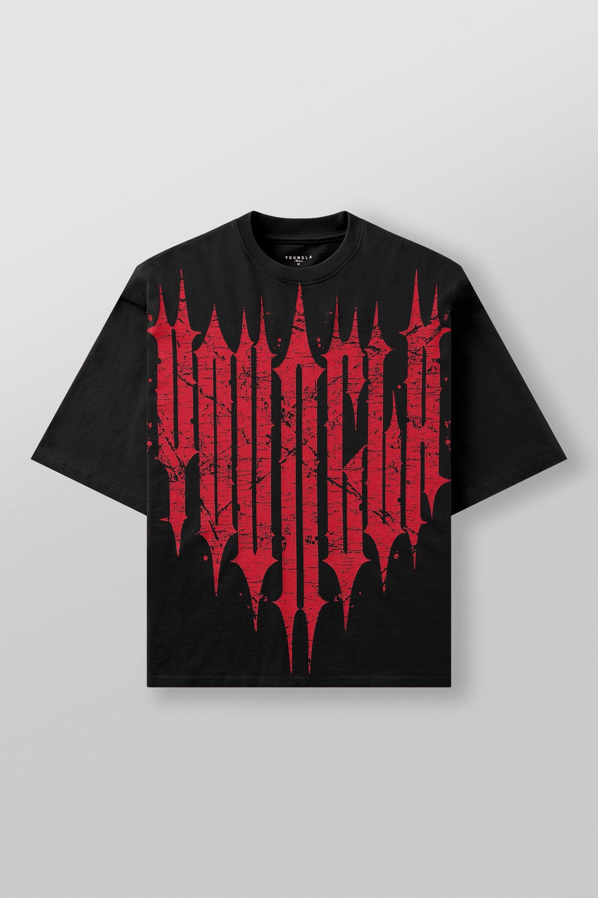 4156 - Revenge Tees Spring '25 - Black Red Wash