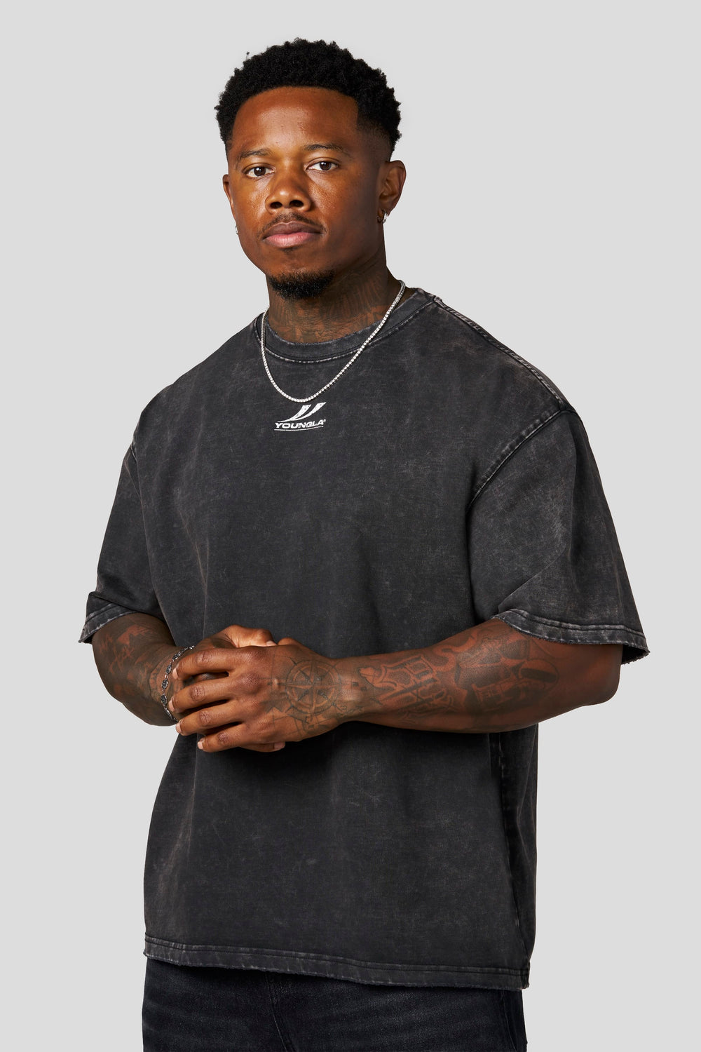 4212 - Heavyweight Tees - Grey Wash
