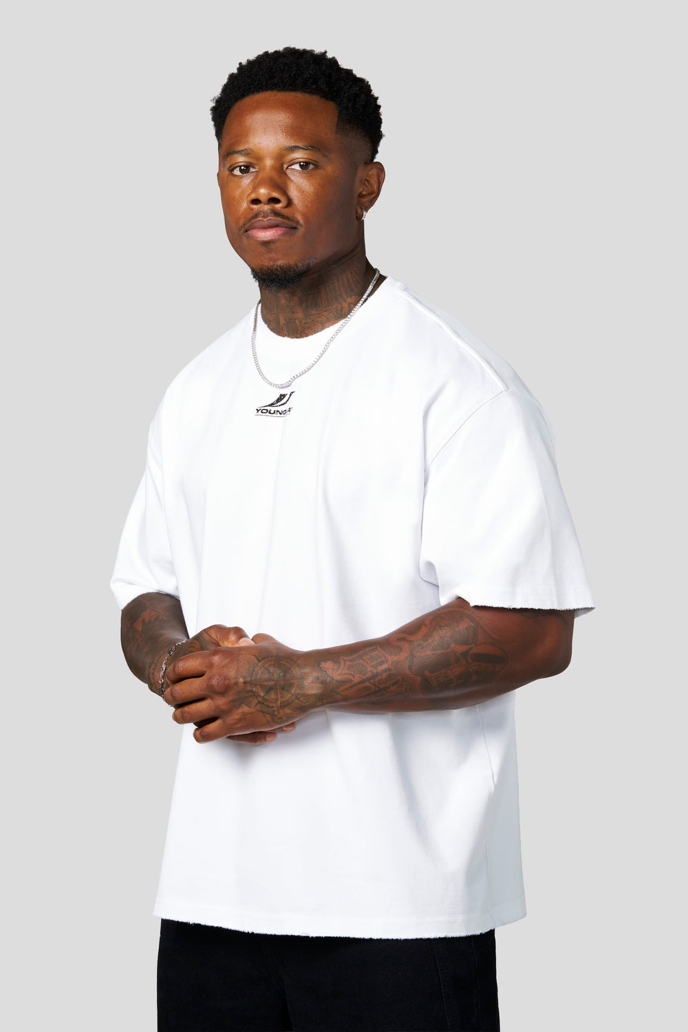 4212 - Heavyweight Tees - White