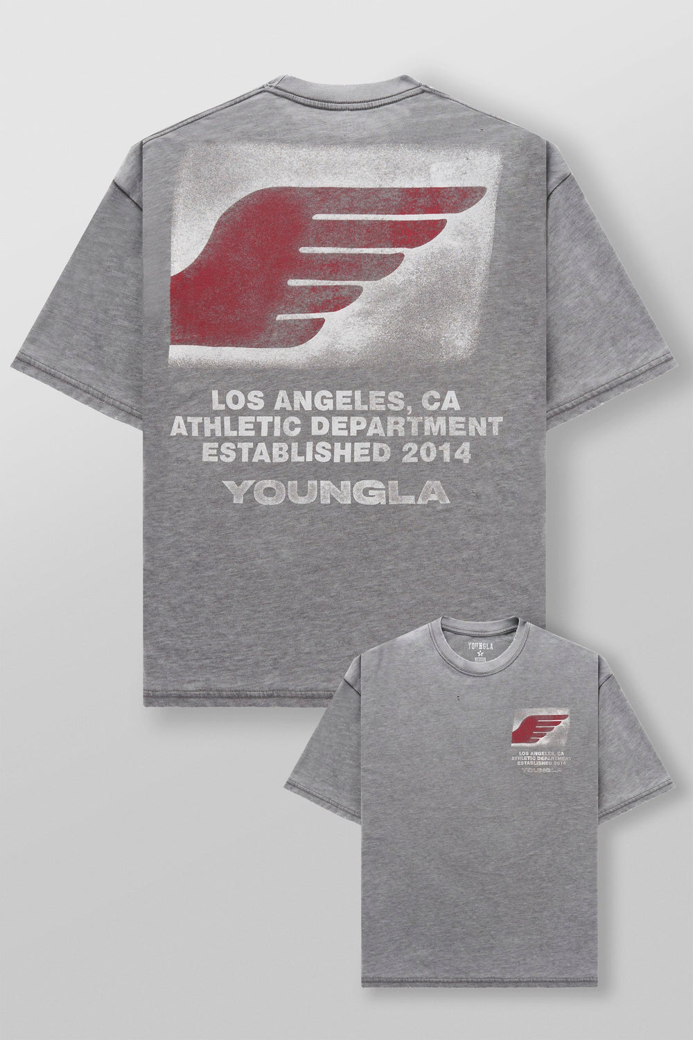 4224 - Golden Era Soft Burnout Tees - Grey Wash