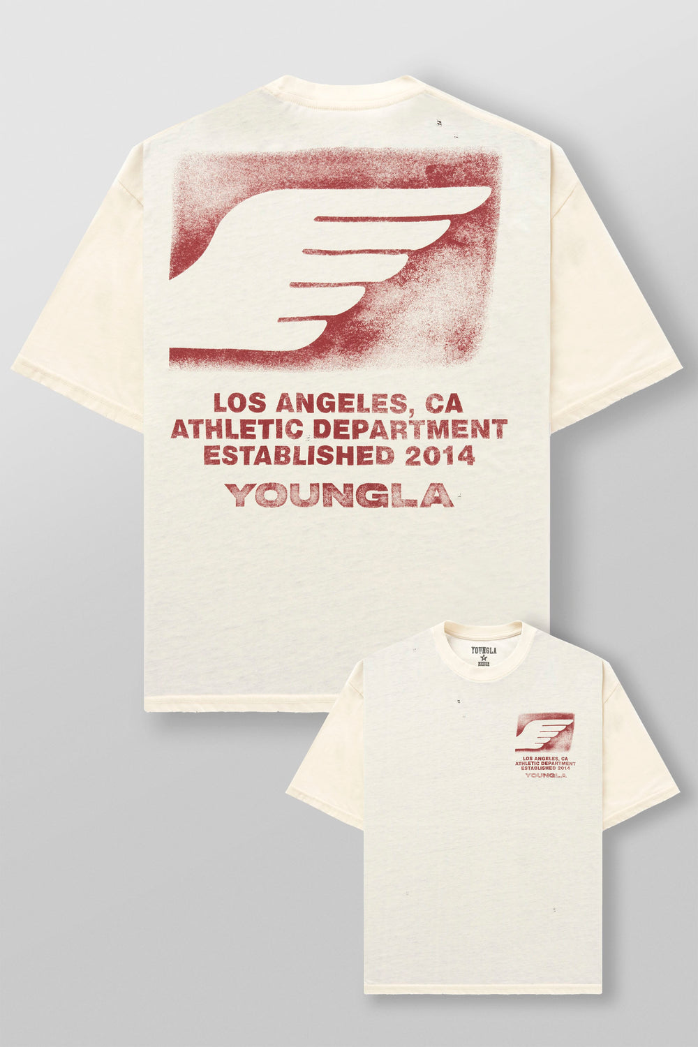 4224 - Golden Era Soft Burnout Tees - Off-White