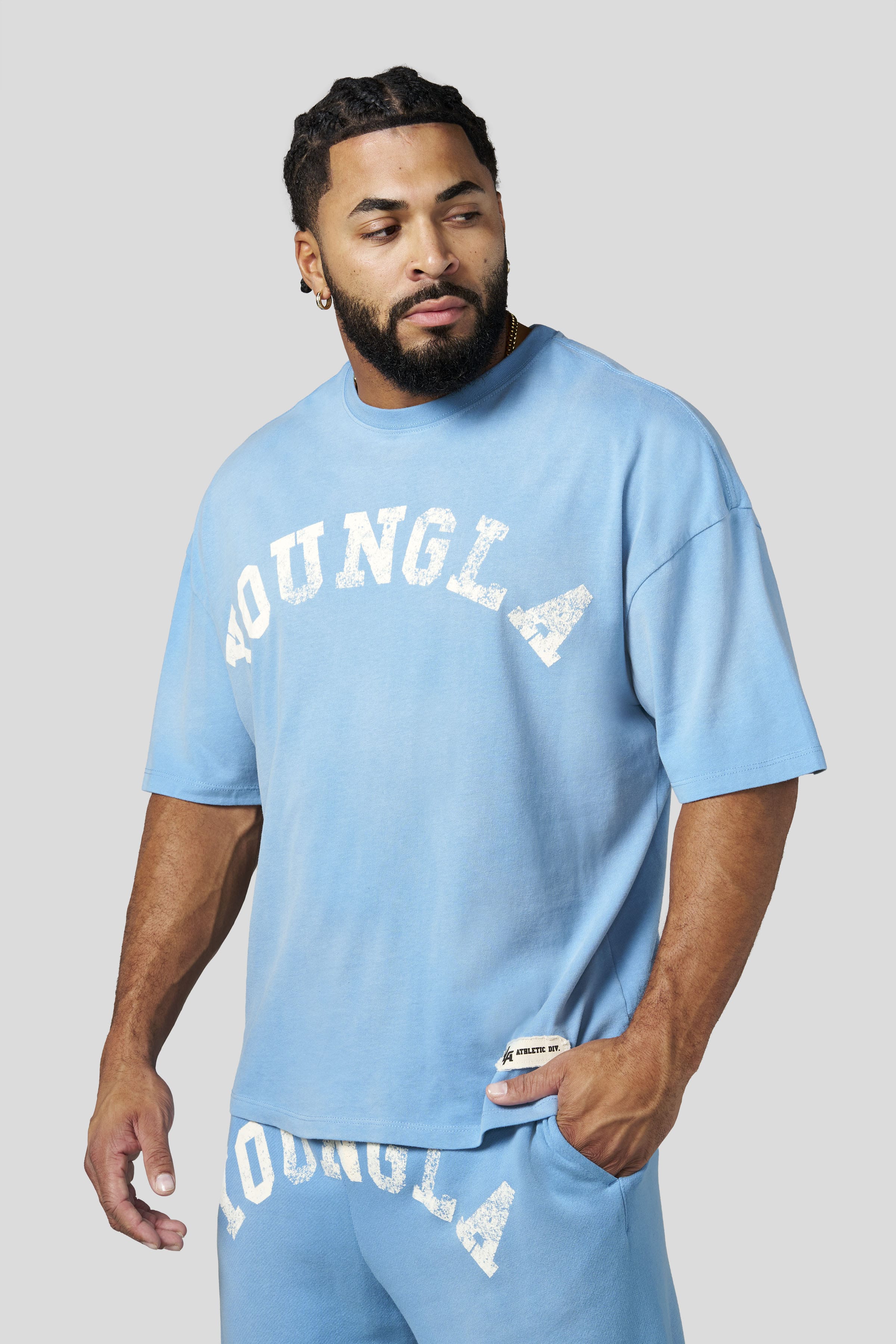 4239 - Arc Collection - Tees - Sky Blue Wash