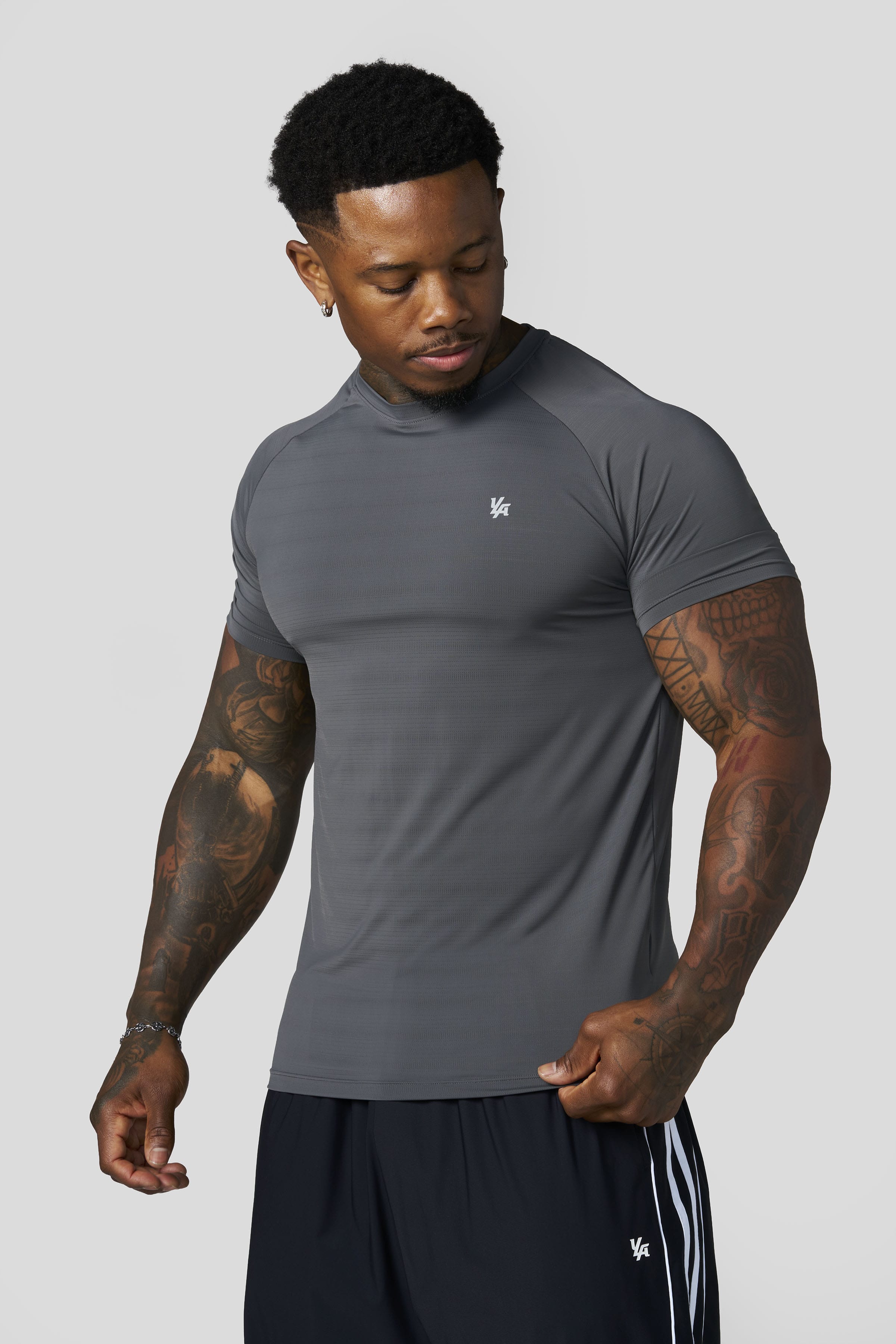 4275 - Liquid Compression Tees - Grey