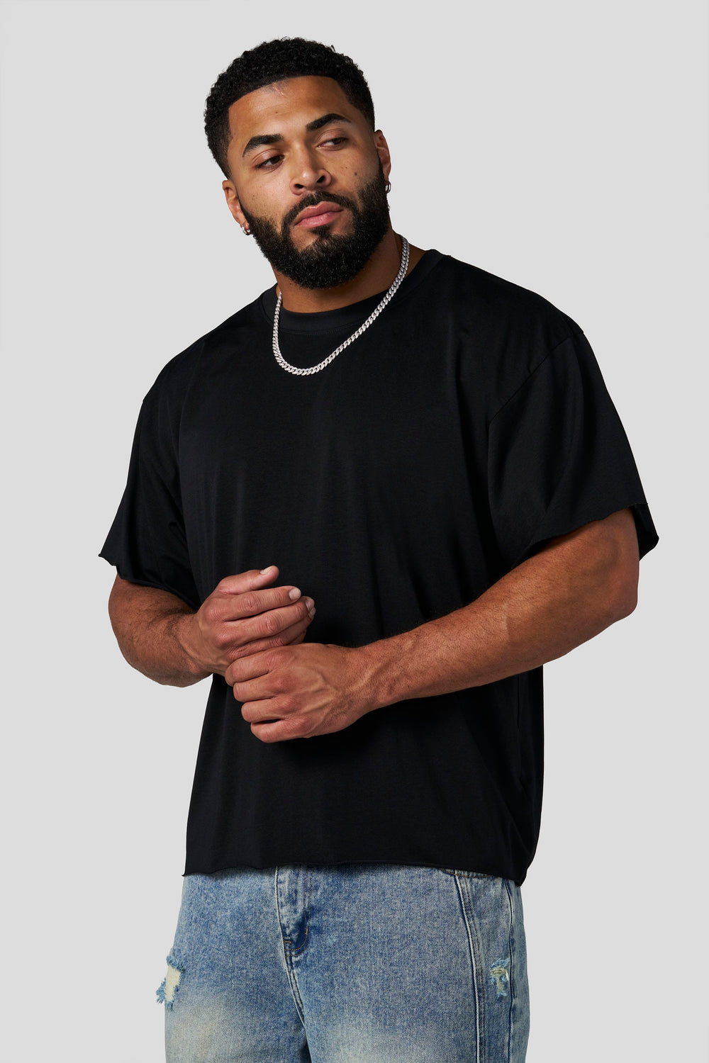 4360 - The Breezy Tees - Black