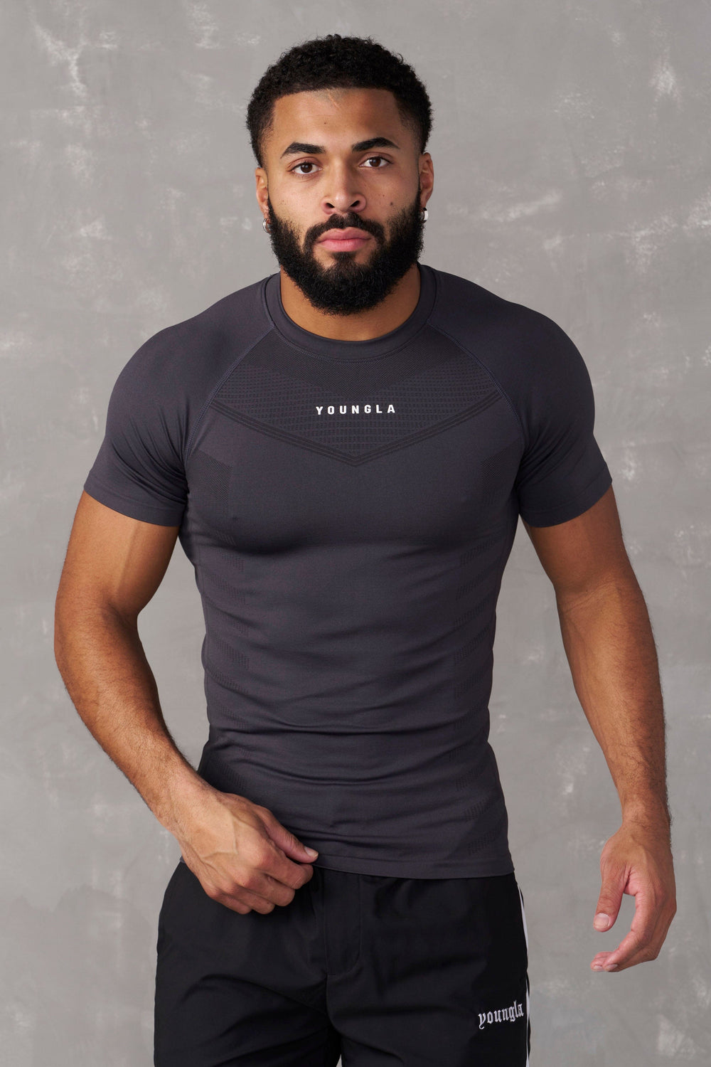 475 SuperVillain Compression Tees - Charcoal