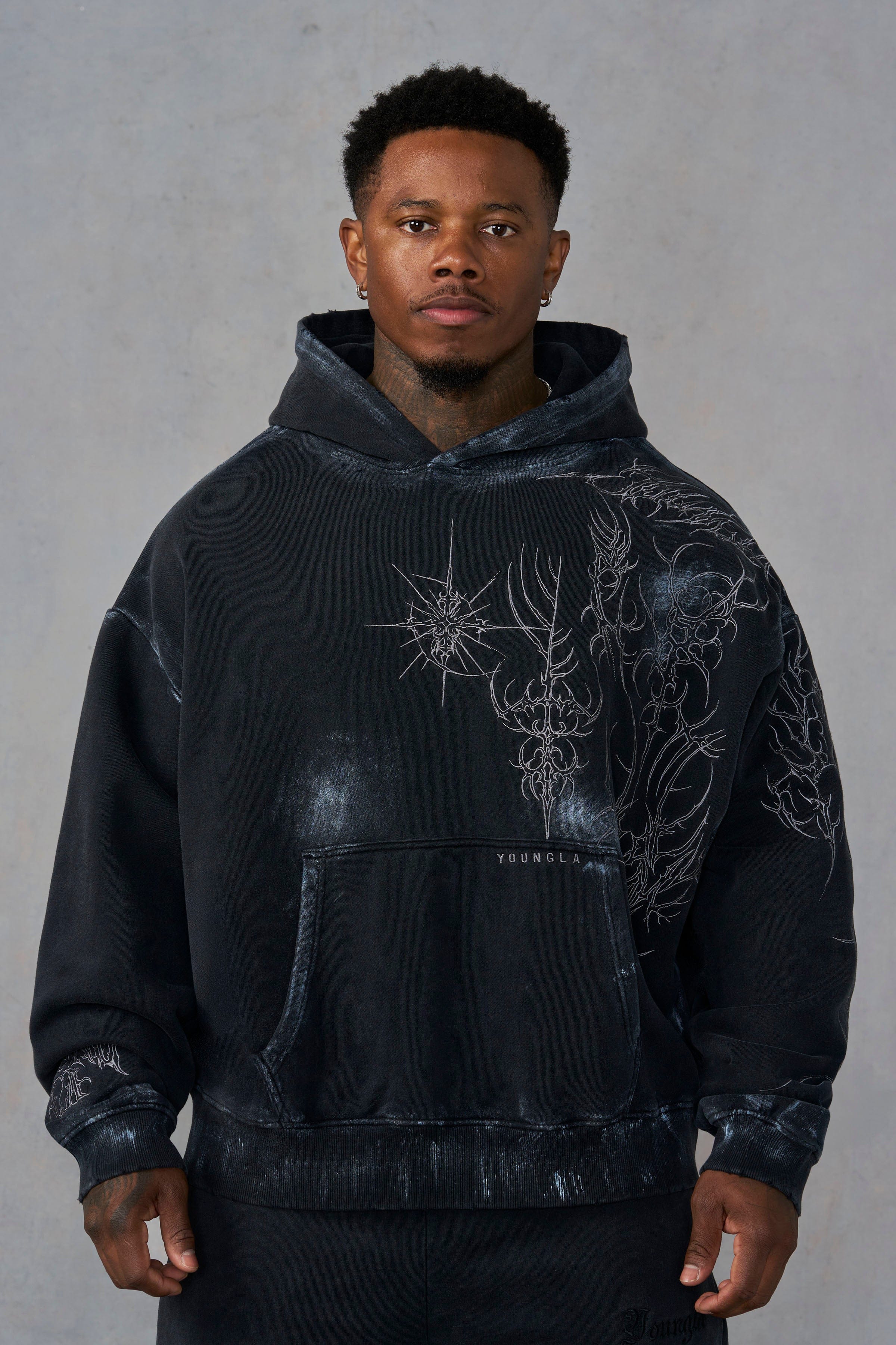 5057 - Cyberpunk Hoodies - Black Wash