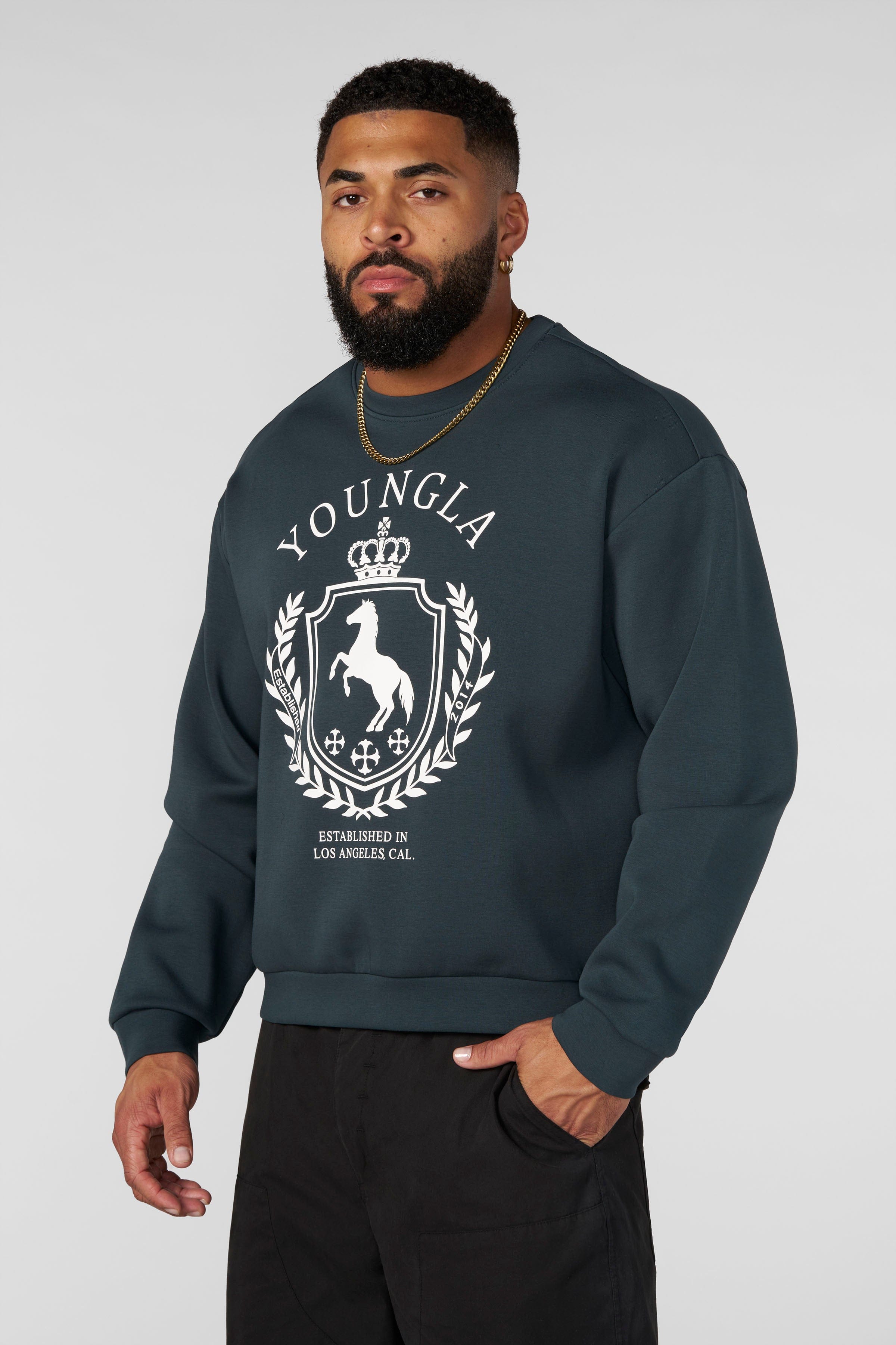 5075 - Old Money Crewnecks - Dark Green