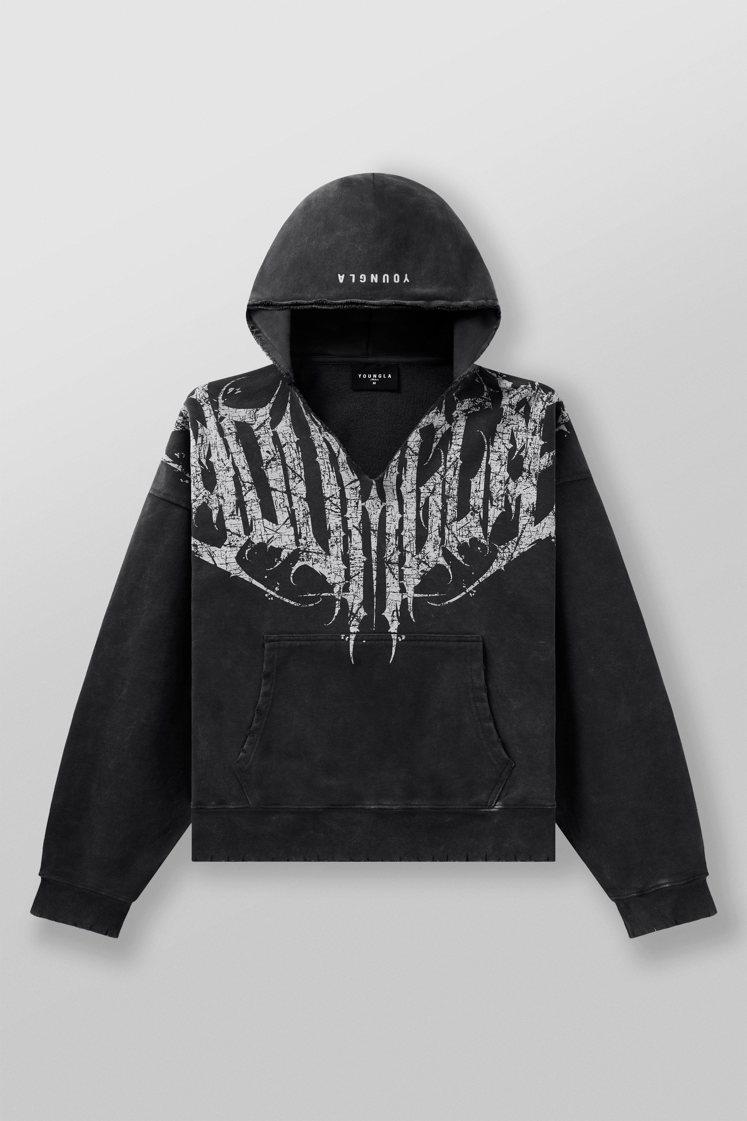 5082 - Anarchy Hoodies - Black Wash