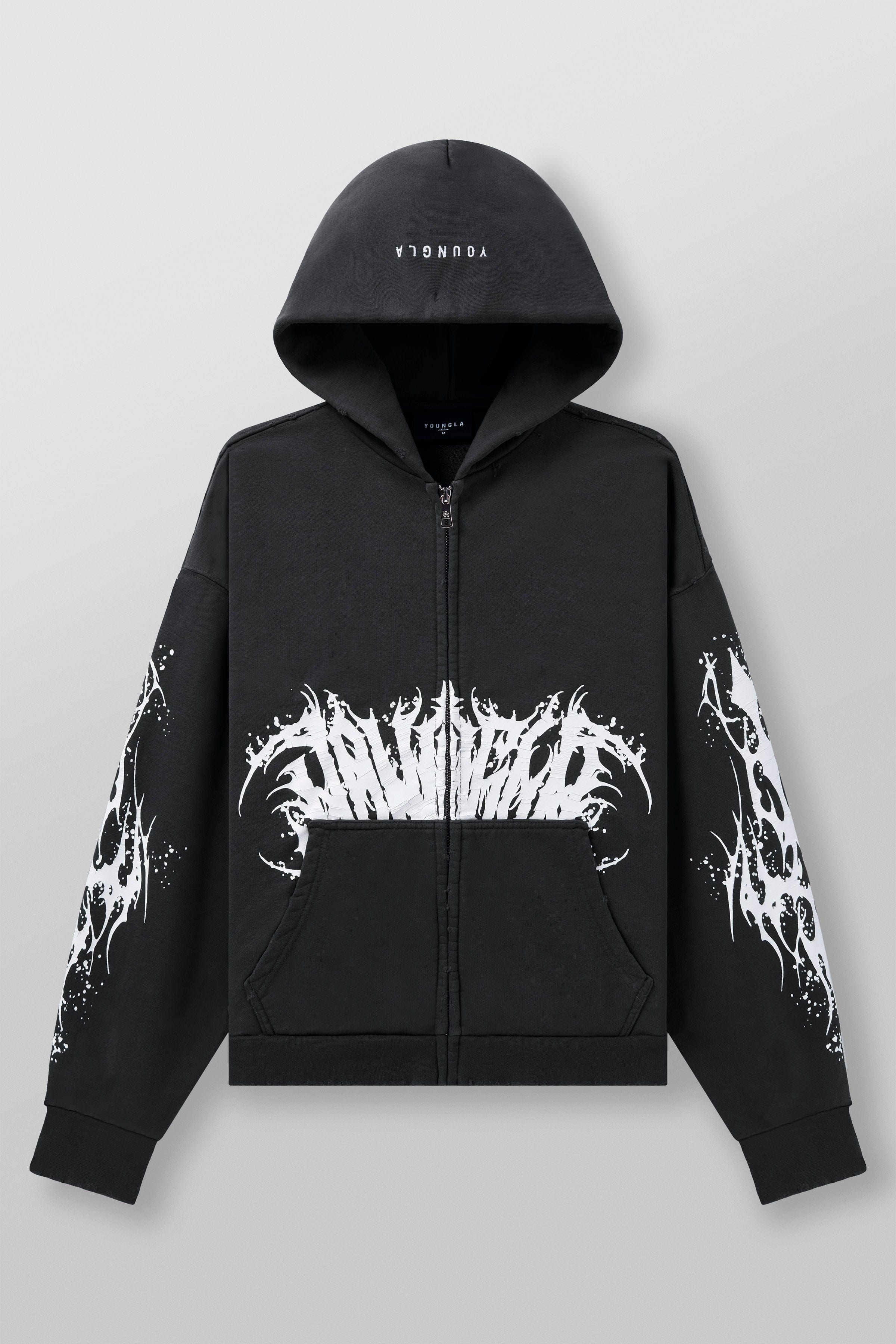 5128 - Venom Hoodies - Charcoal Wash