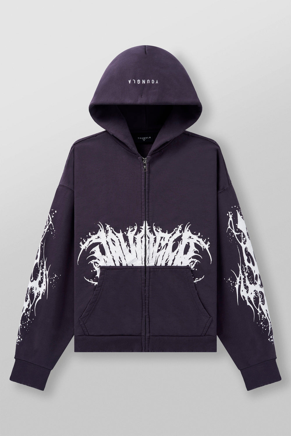 5128 - Venom Hoodies - Purple Wash