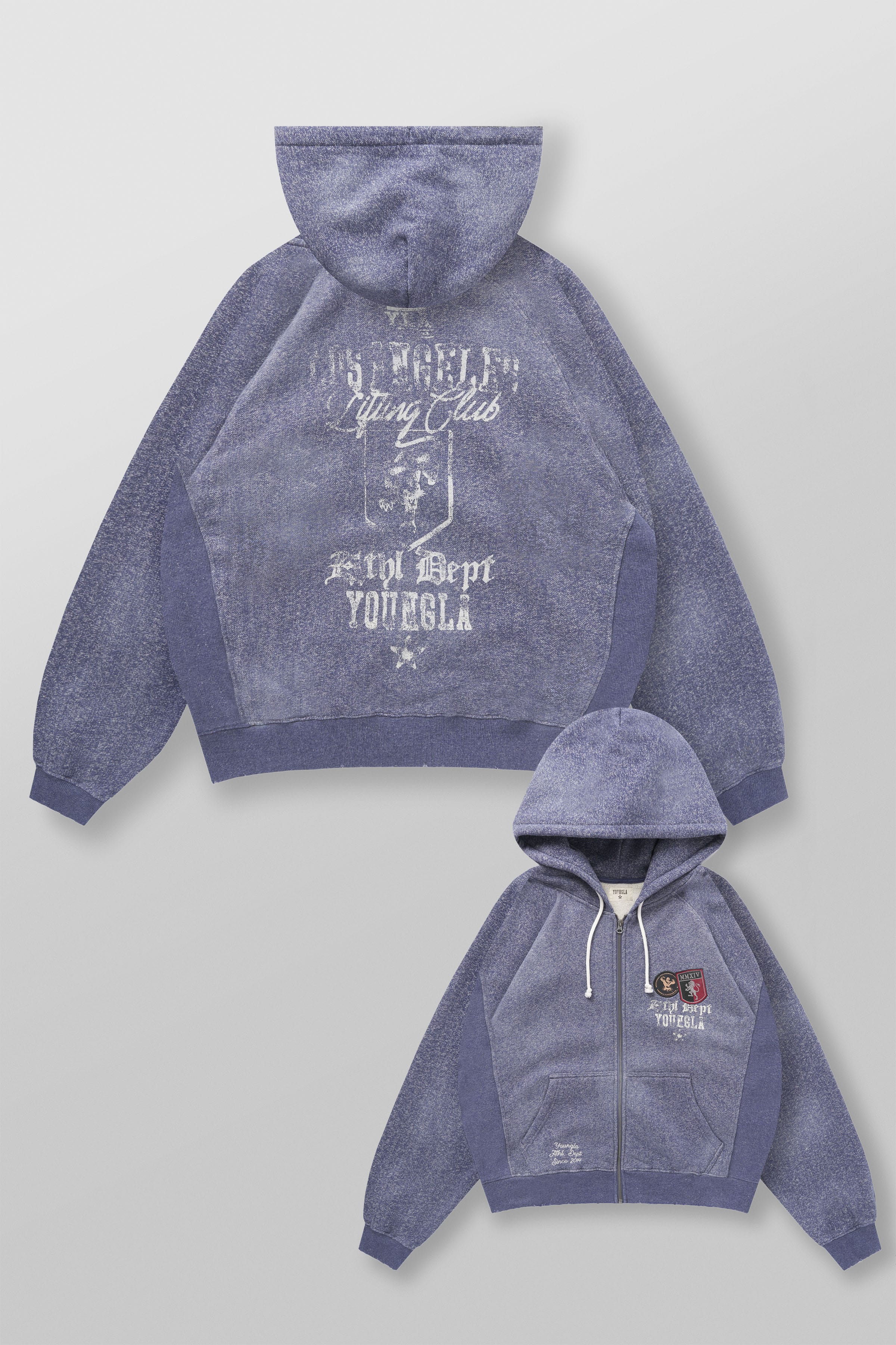 5132 - Golden Era Zip-Ups - Purple Wash