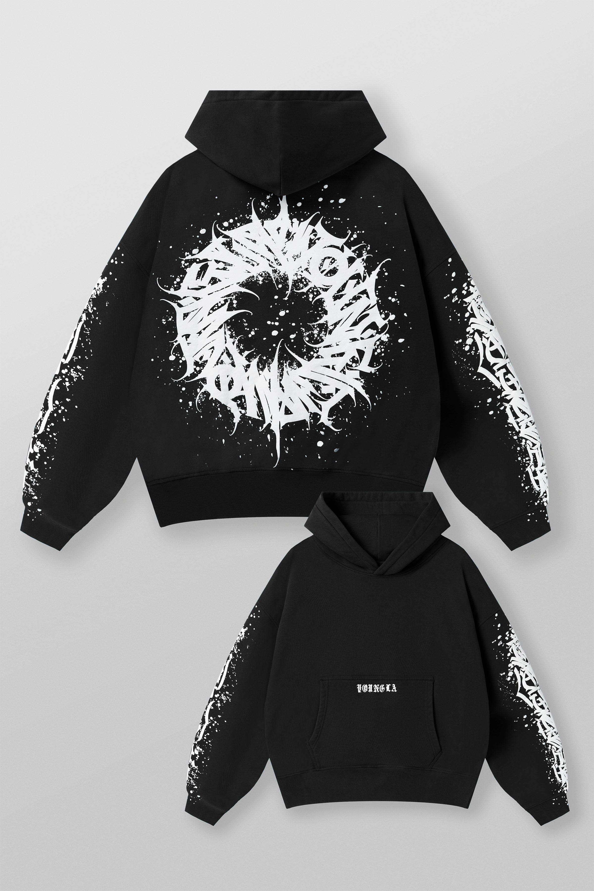 5143 - Cyclone Hoodies - Black Wash