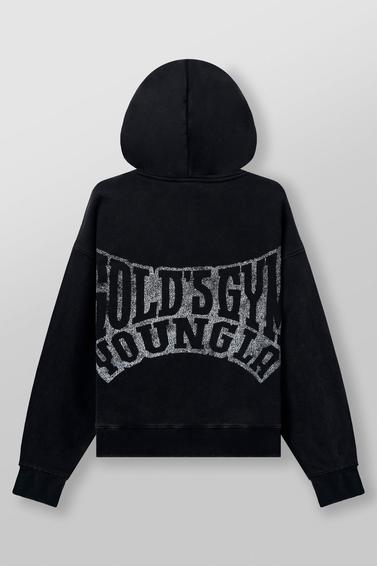 5162 - Golds Gym Throwback Zip-ups - Black Wash