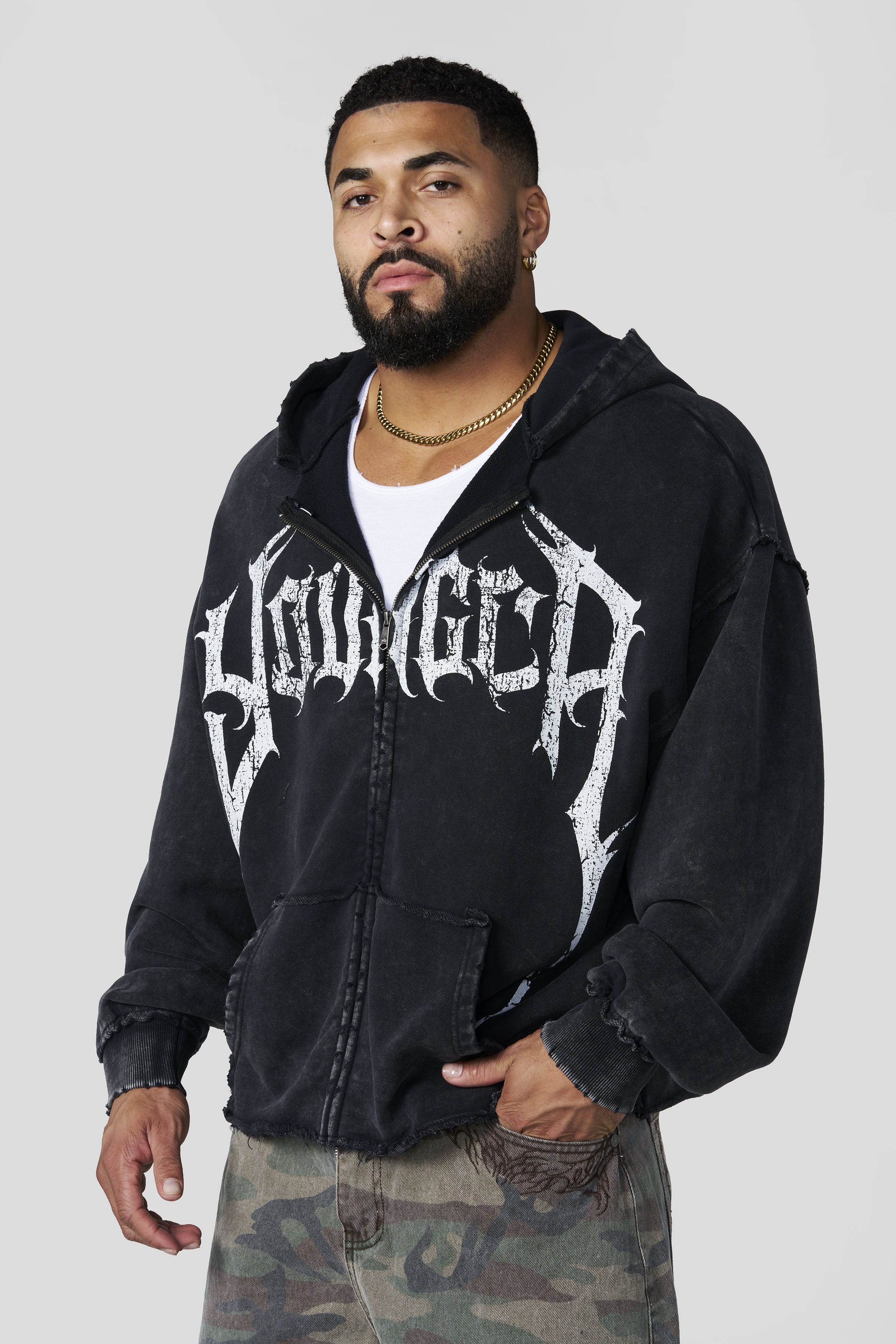 5224 - Hardstyle Zip-Ups - Black Wash